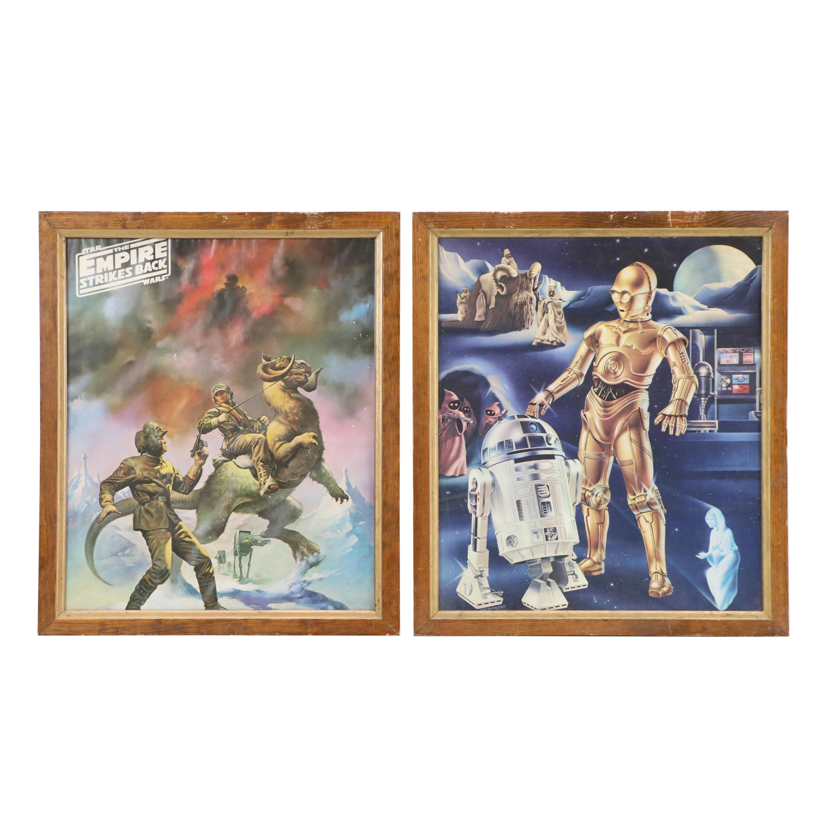 Star Wars Offset Lithograph Illustration Posters by Procter & Gamble, 1978