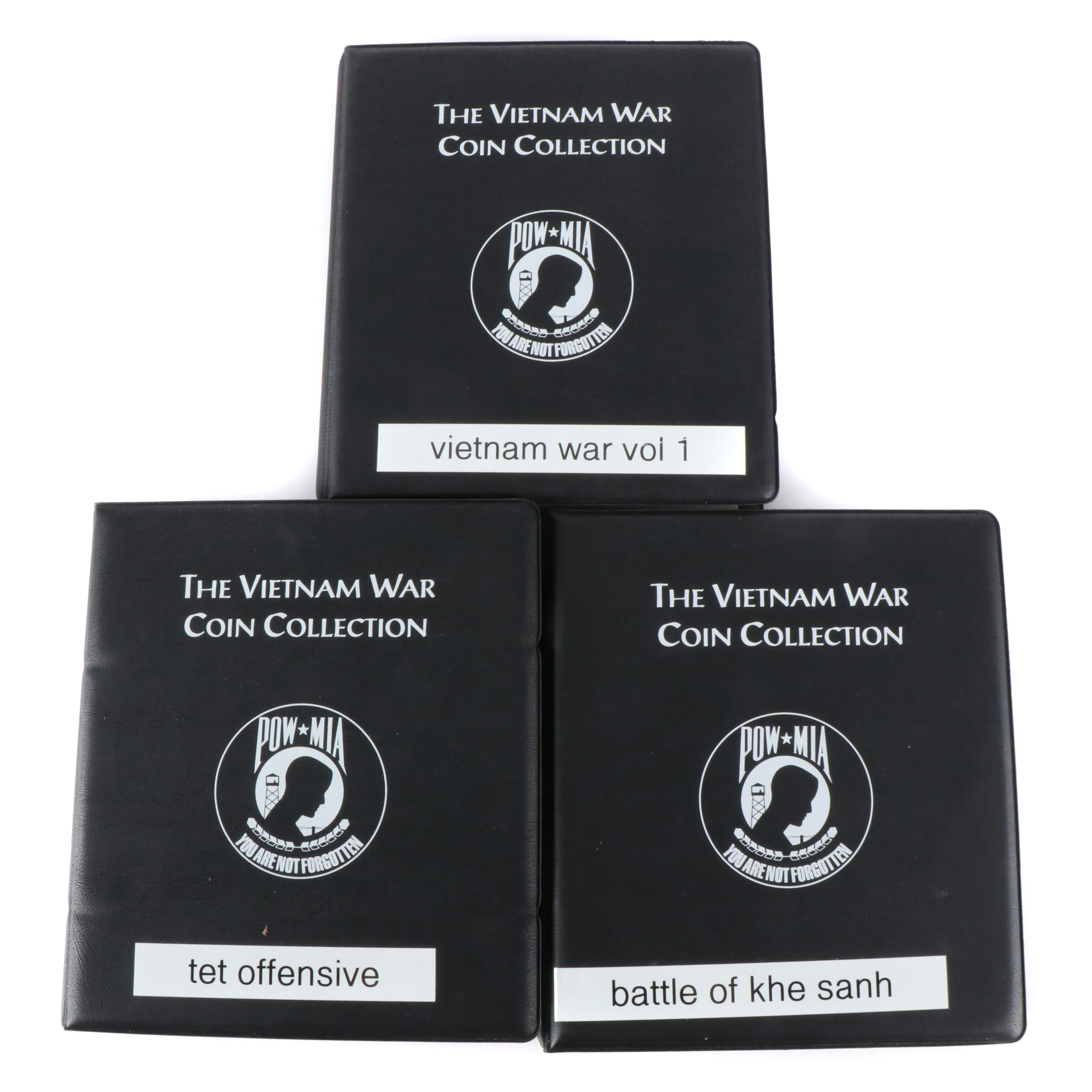 Three Albums of 270 Commemorative Vietnam War Coins
