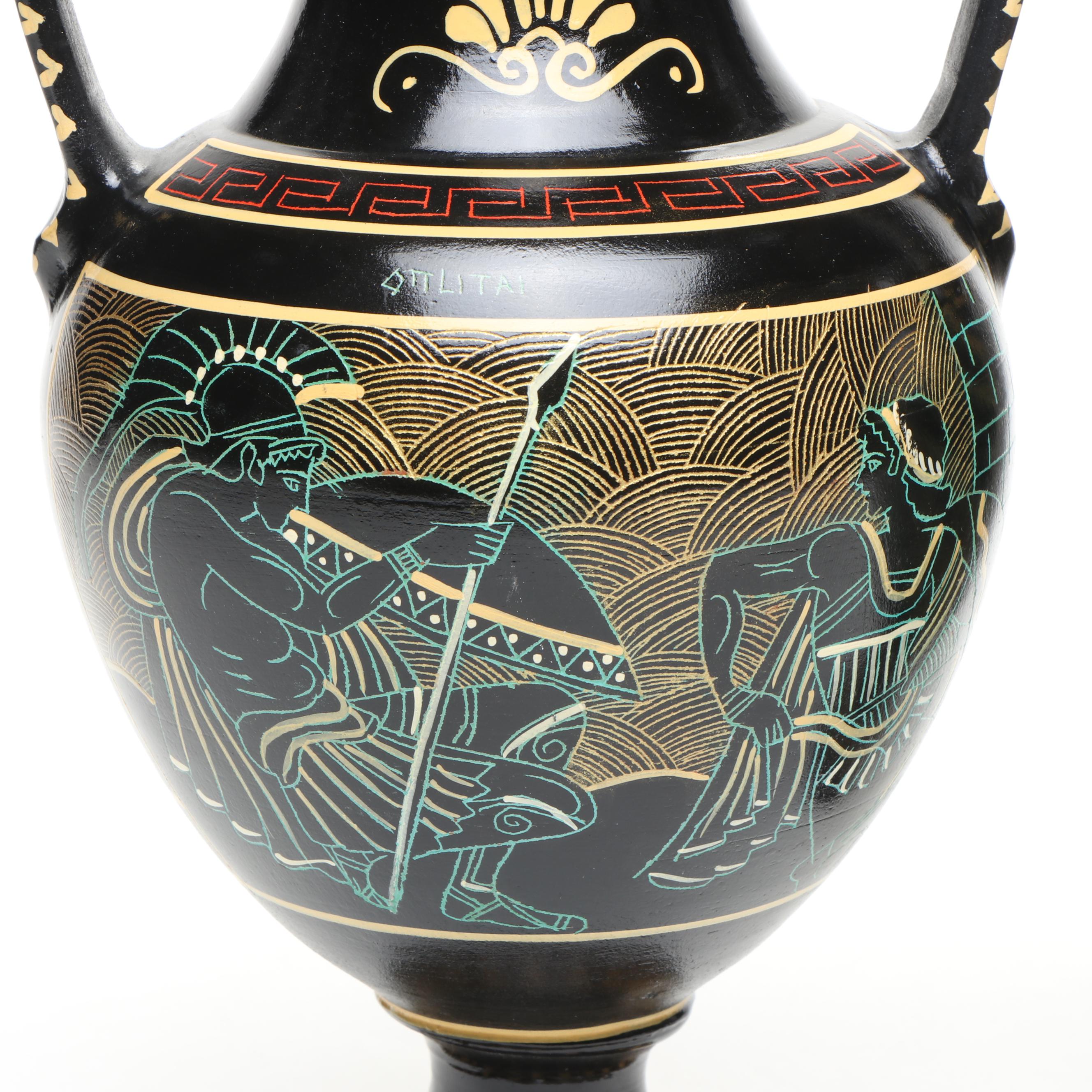 Greek Ceramic Amphora Vases