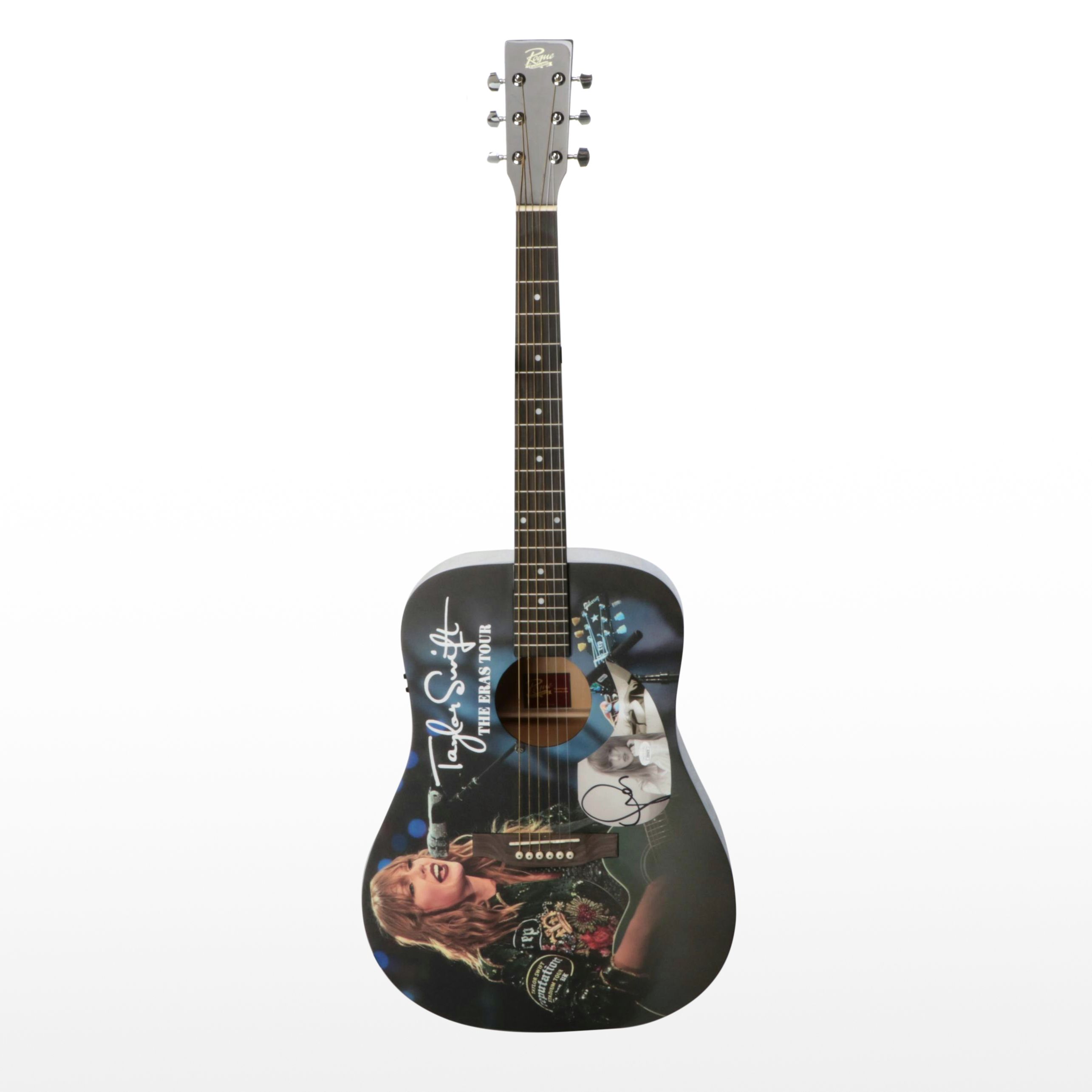 Taylor Swift Decal-Signed "The Eras Tour" Rogue Acoustic Guitar, JSA