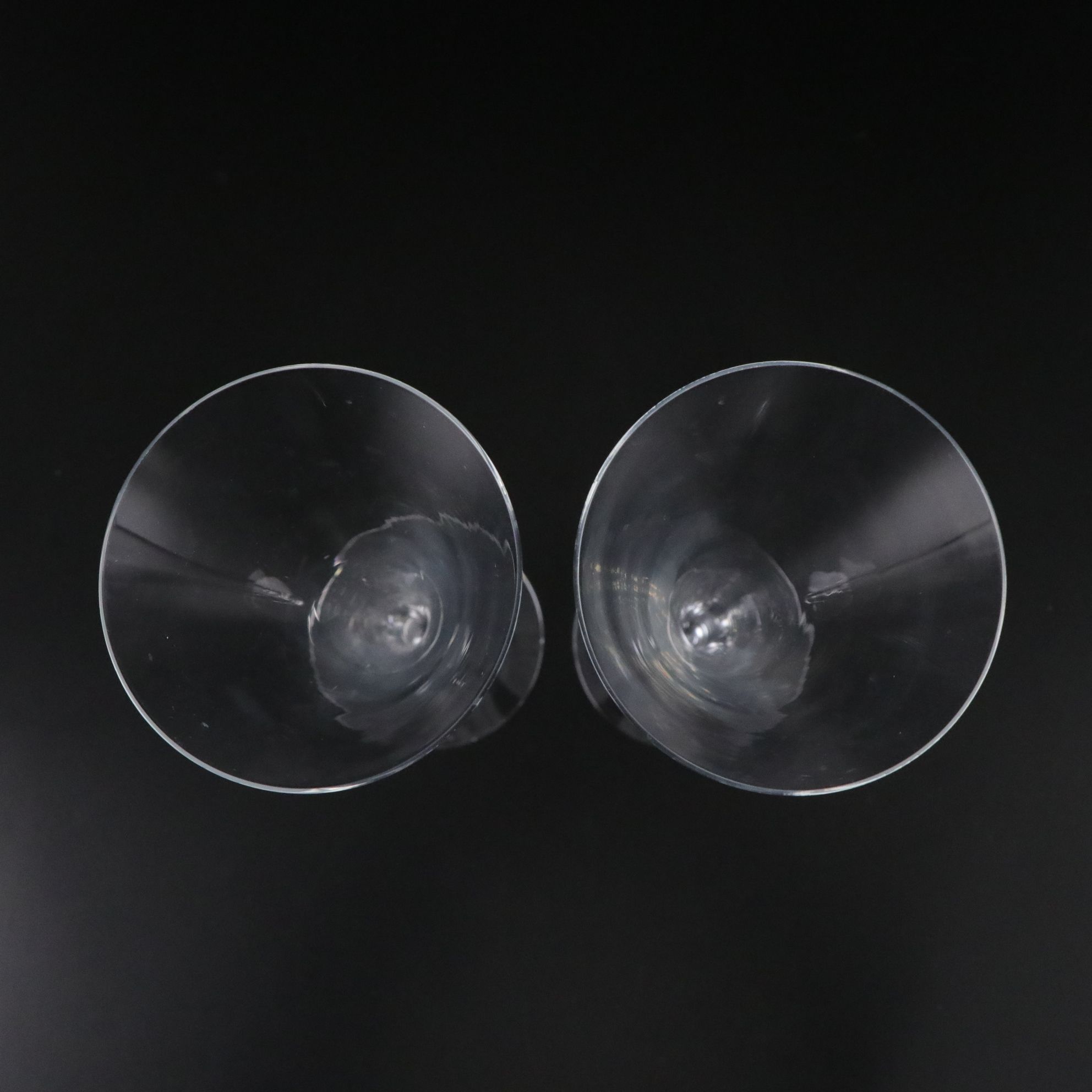 Tiffany & Co. "Trumpet" Crystal Champagne Flutes, 1996–2012