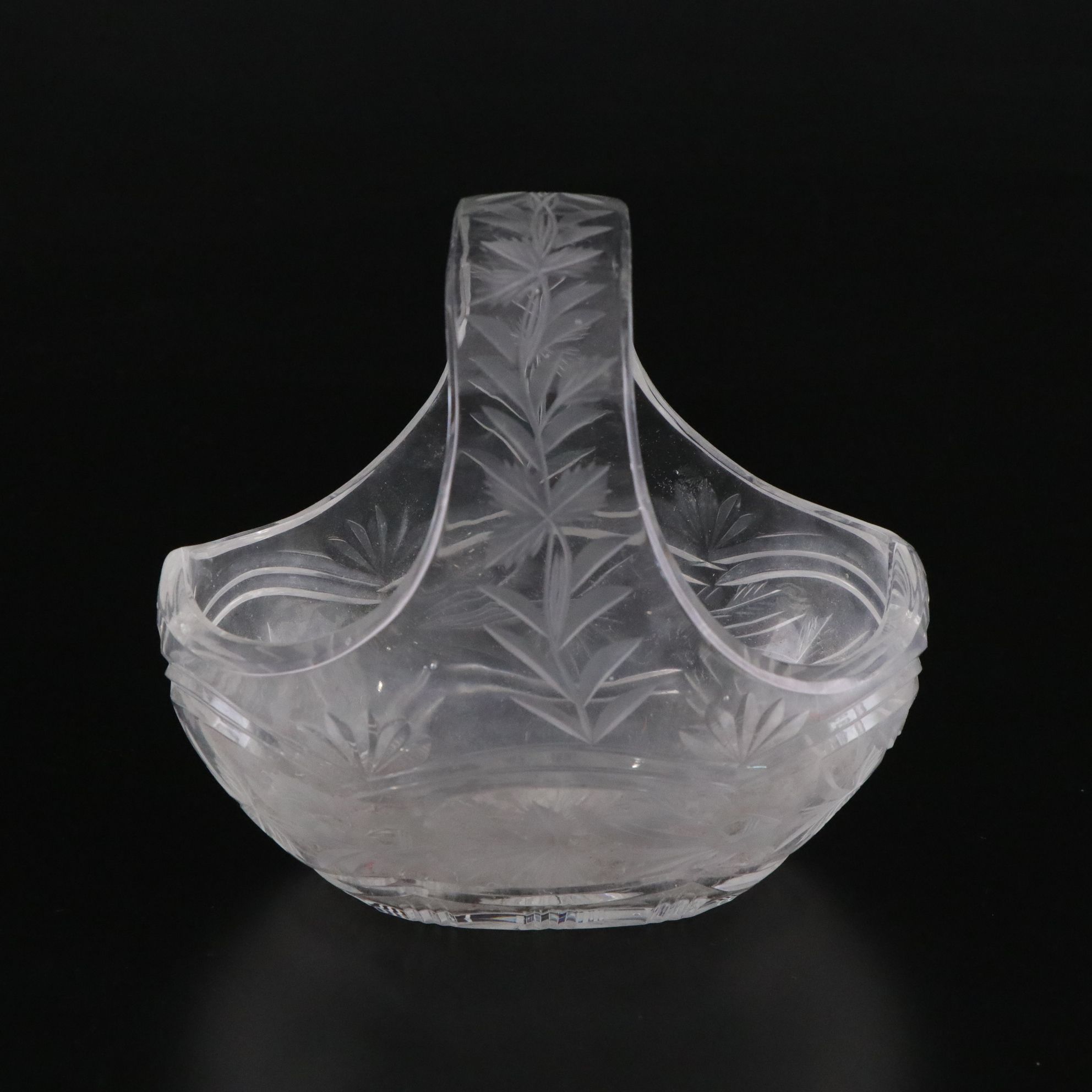 Cut, Etched, and Gilded Glass Lead Crystal Vases