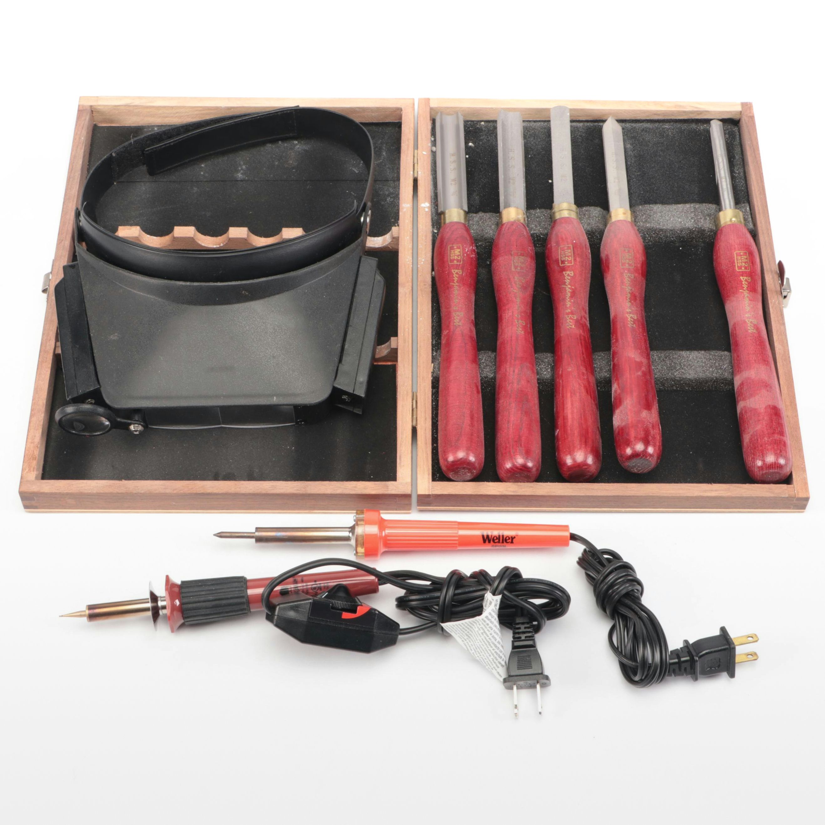 Walnut Hollow and Weller Electric Engravers with More Carving Tools