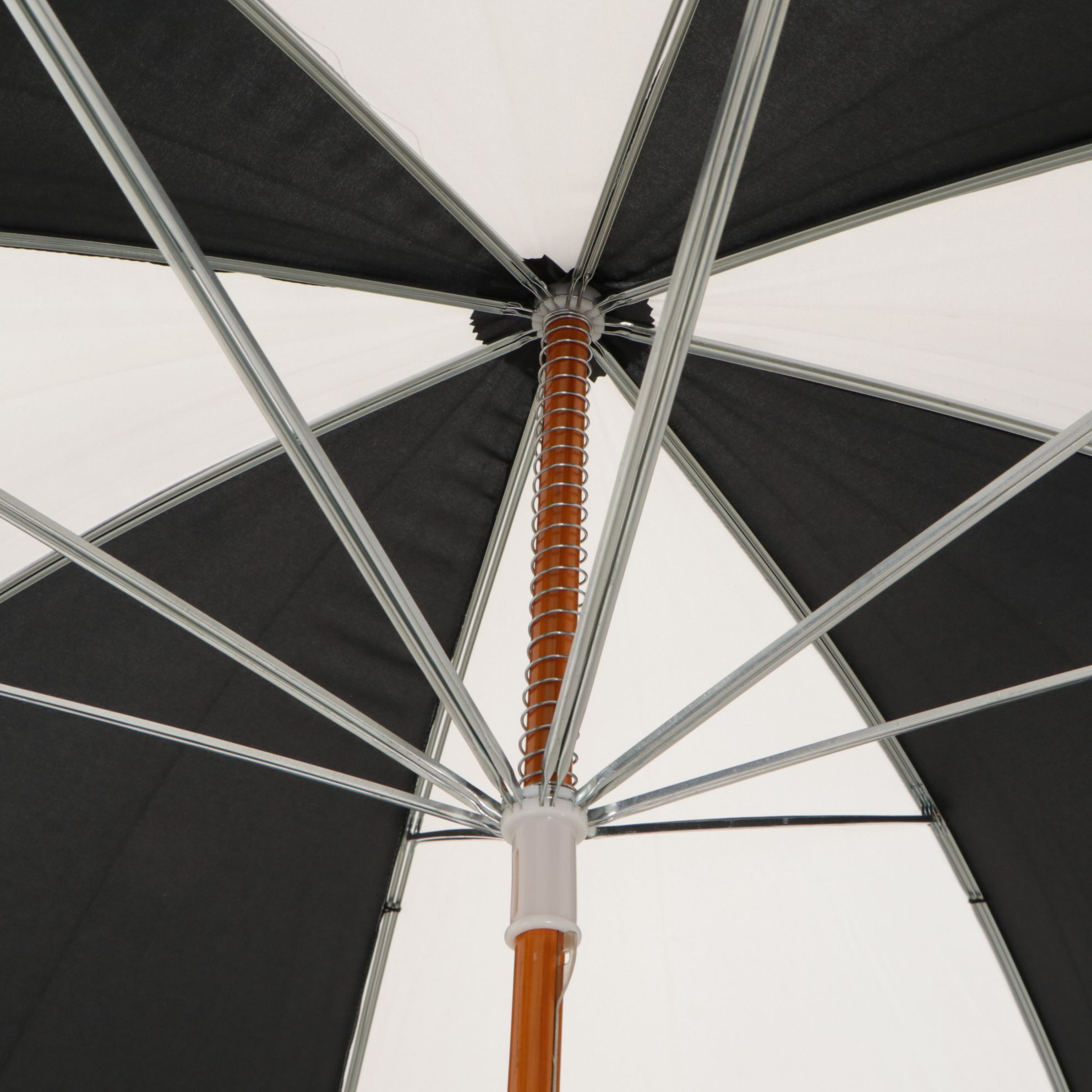 Axxents Black and White Umbrella with Golf Club Handle