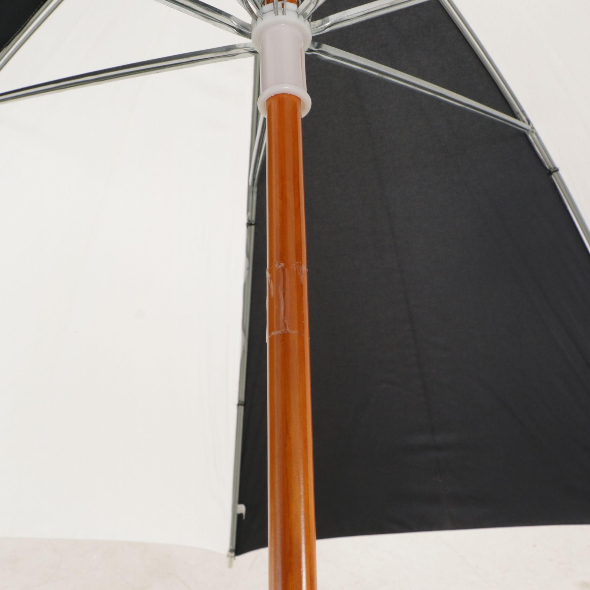Axxents Black and White Umbrella with Golf Club Handle