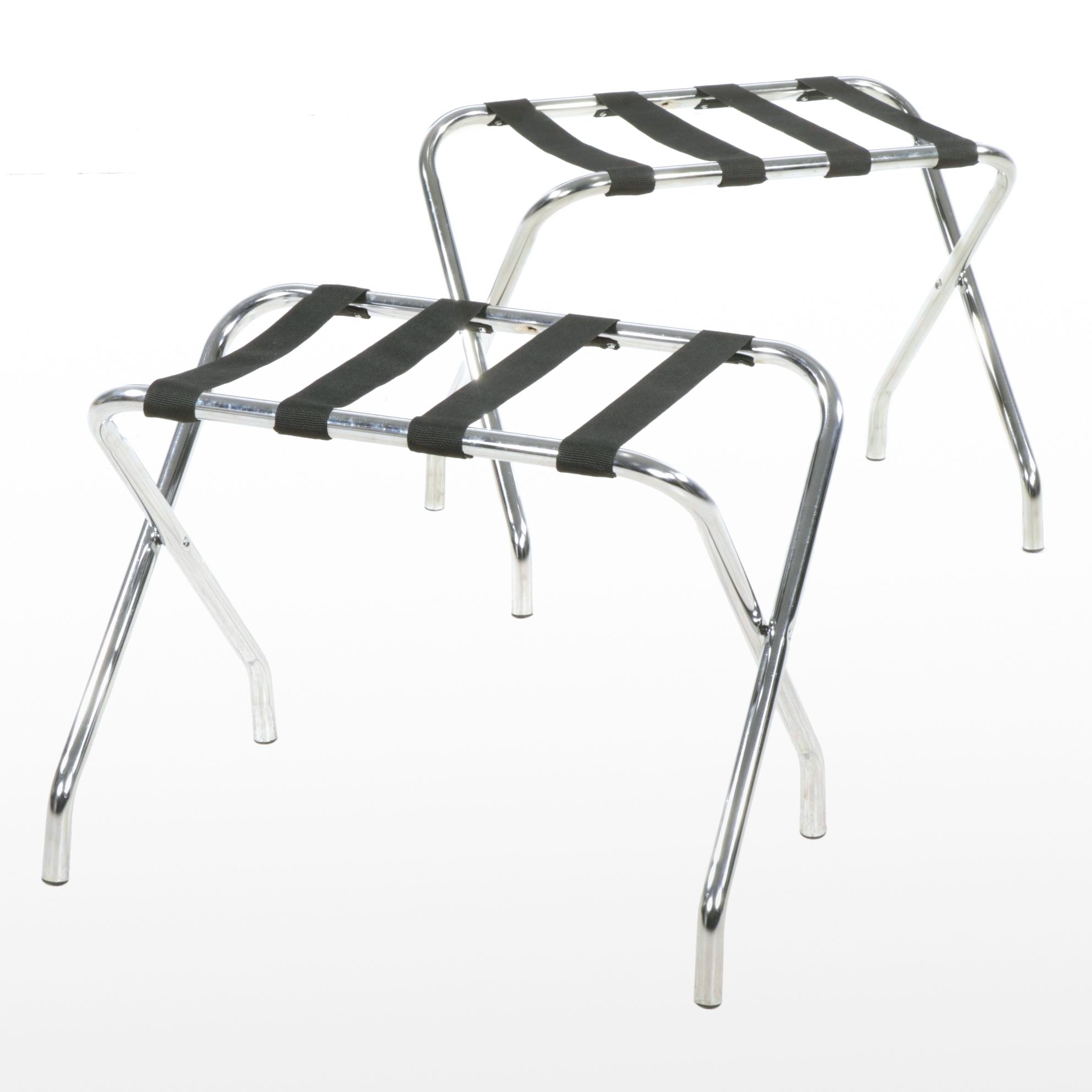 Two Folding Luggage Racks, 21st Century