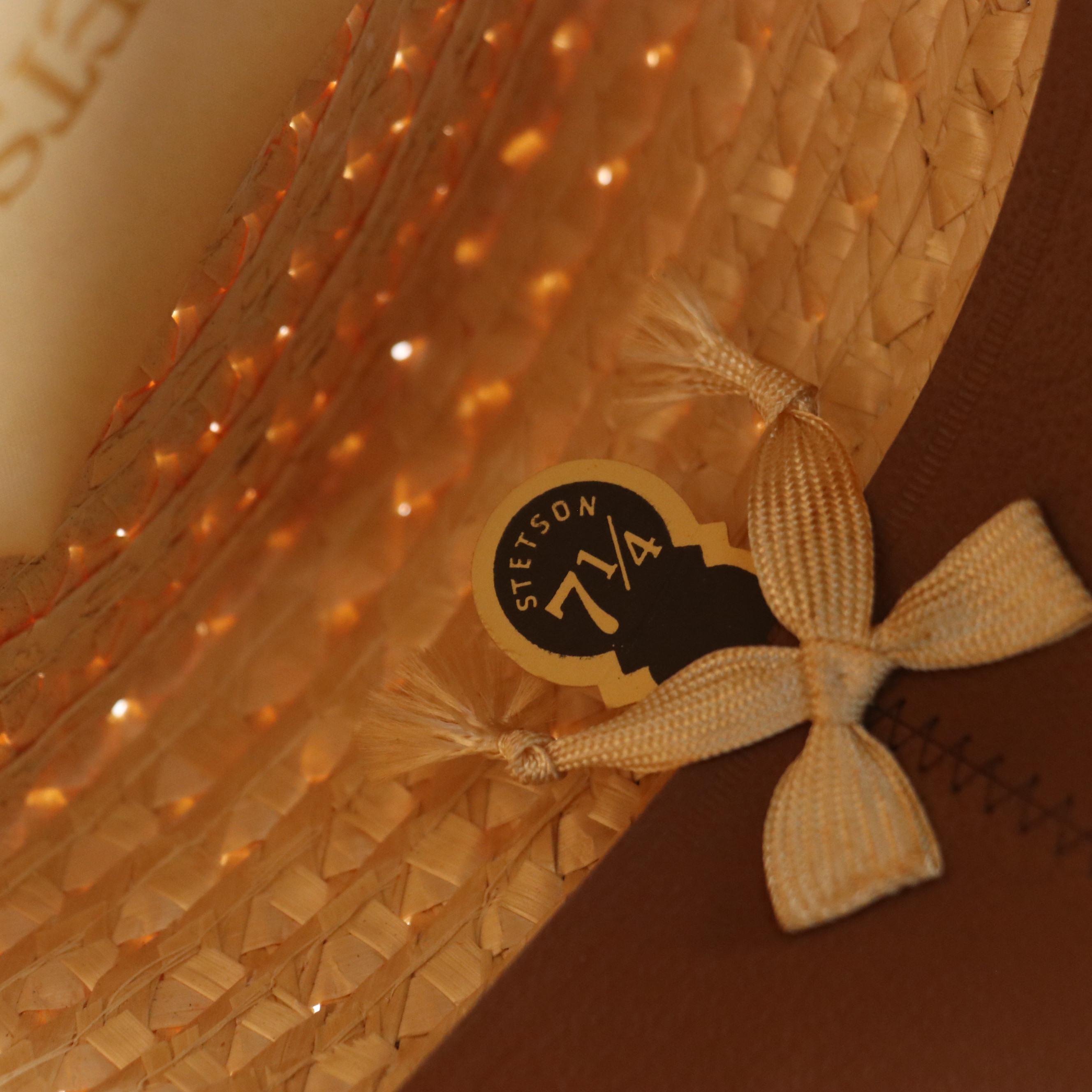 Men's Stetson Select Vintage Woven Straw Boater Hat