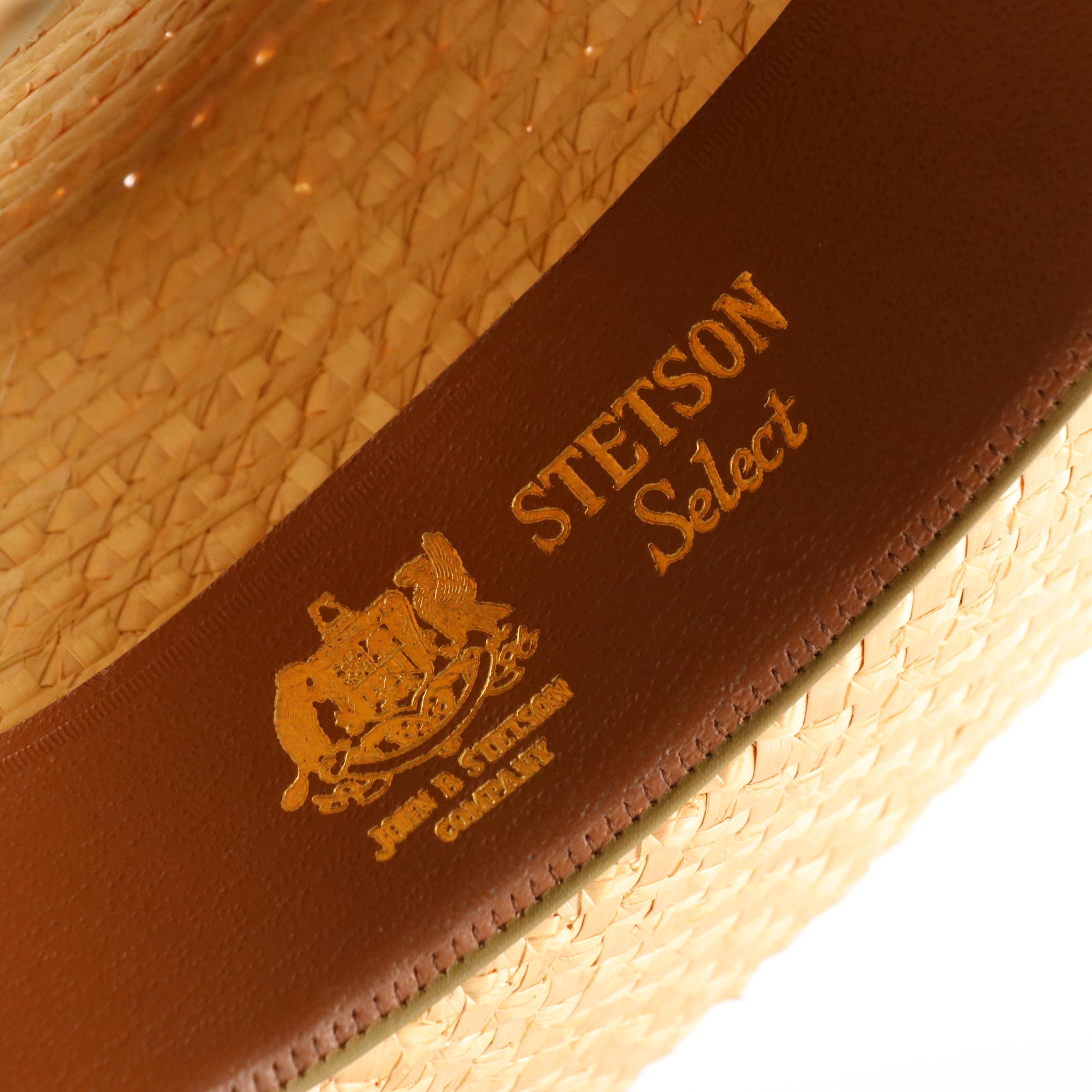 Men's Stetson Select Vintage Woven Straw Boater Hat