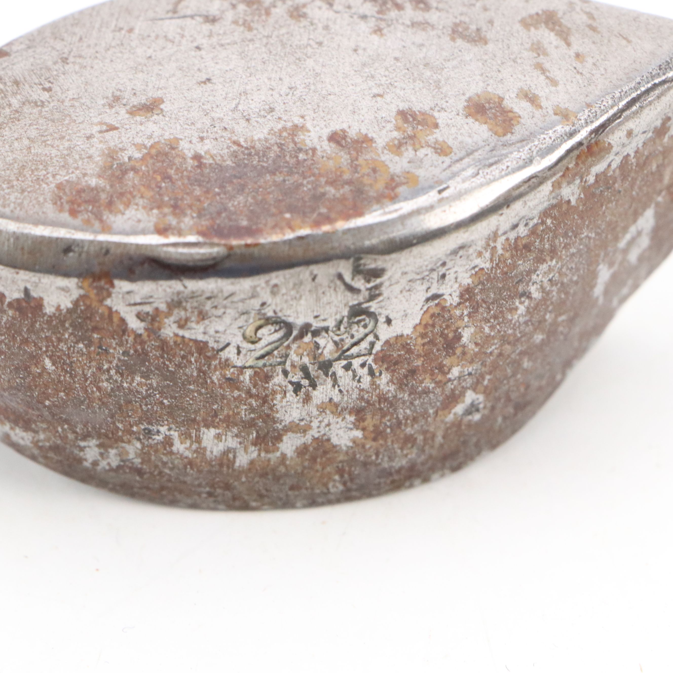 Millinery Leaf Mold with Wooden Handle, Late 19th/Early 20th Century