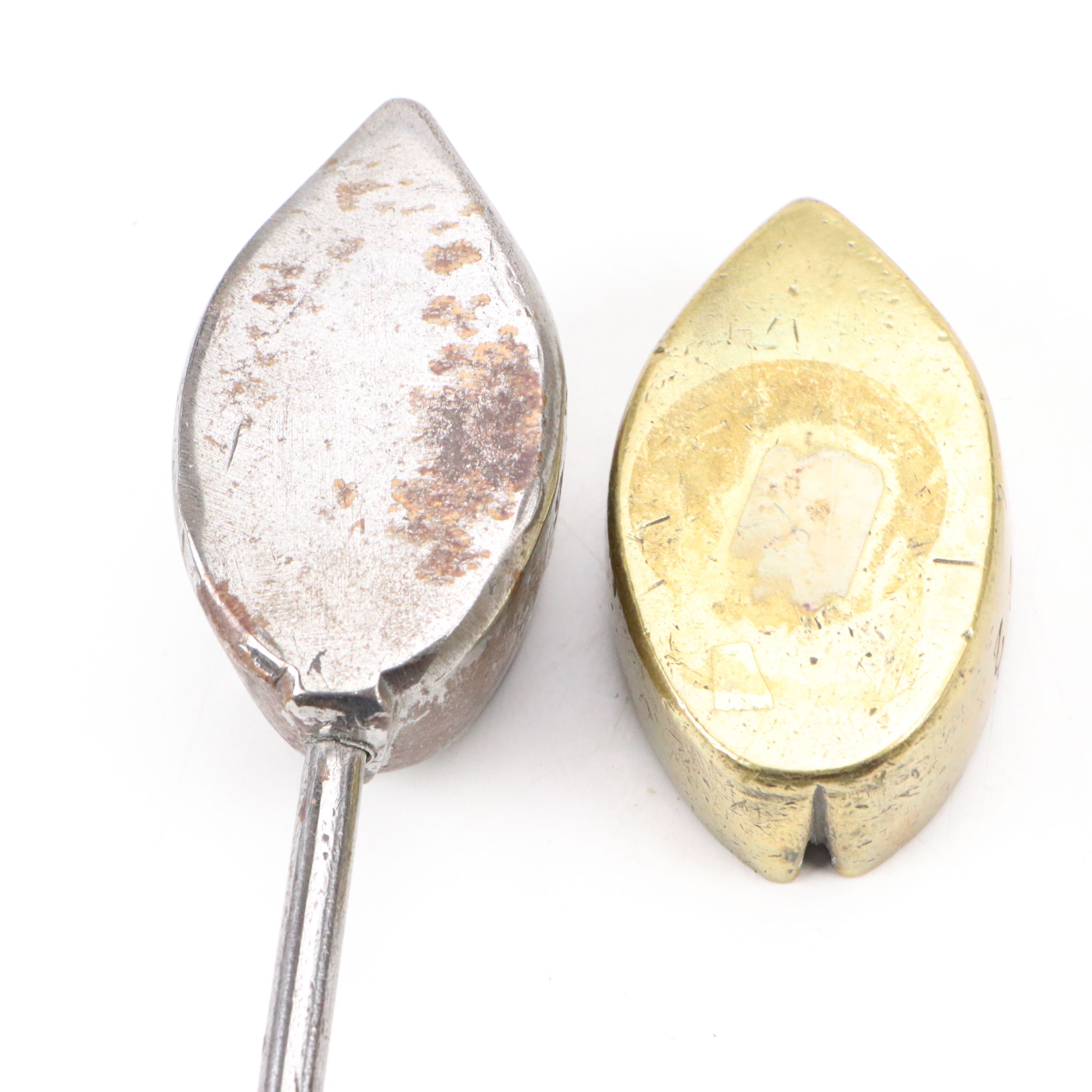 Millinery Leaf Mold with Wooden Handle, Late 19th/Early 20th Century