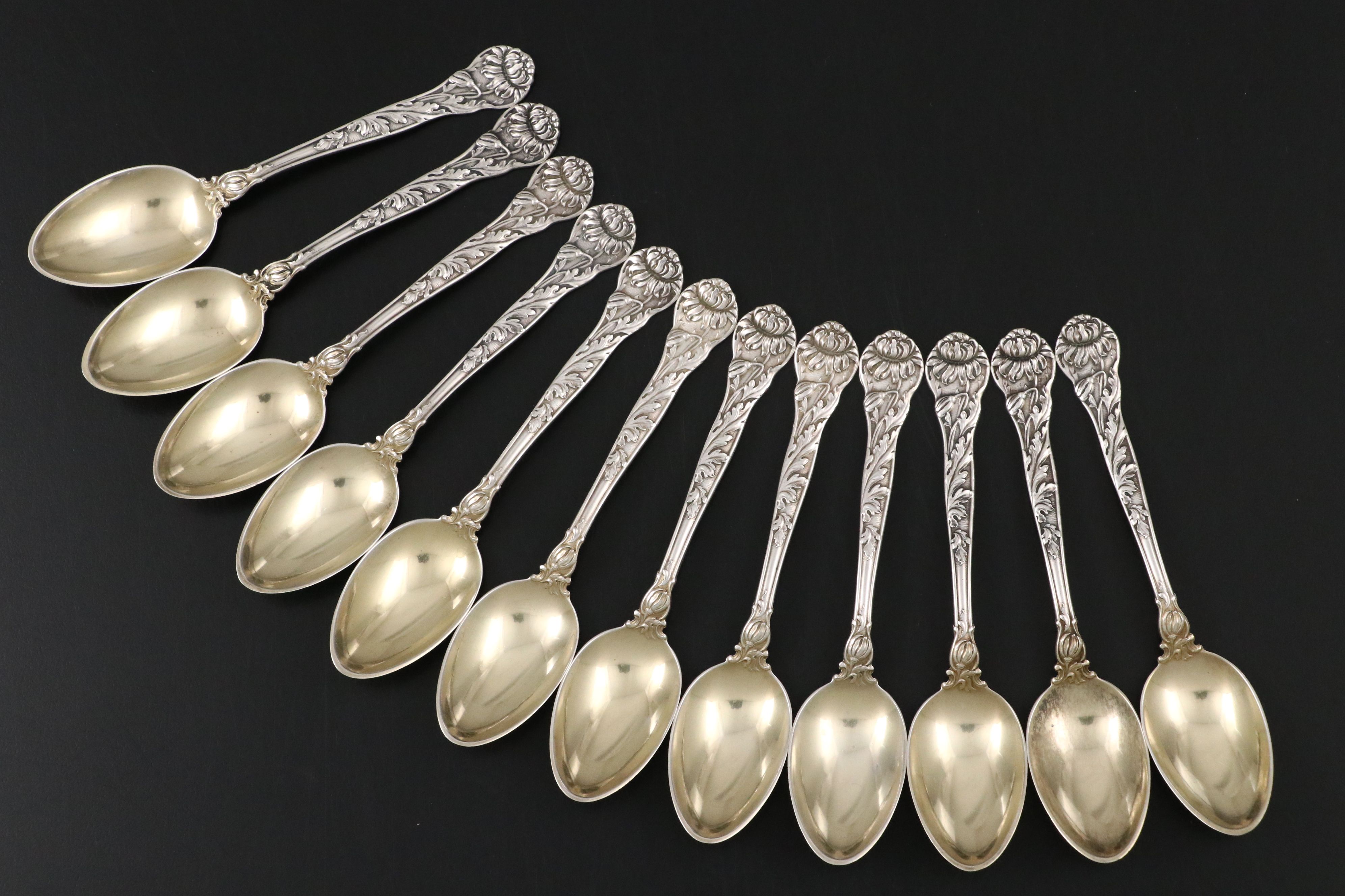 Gorham Sterling Teaspoons, 20th Century