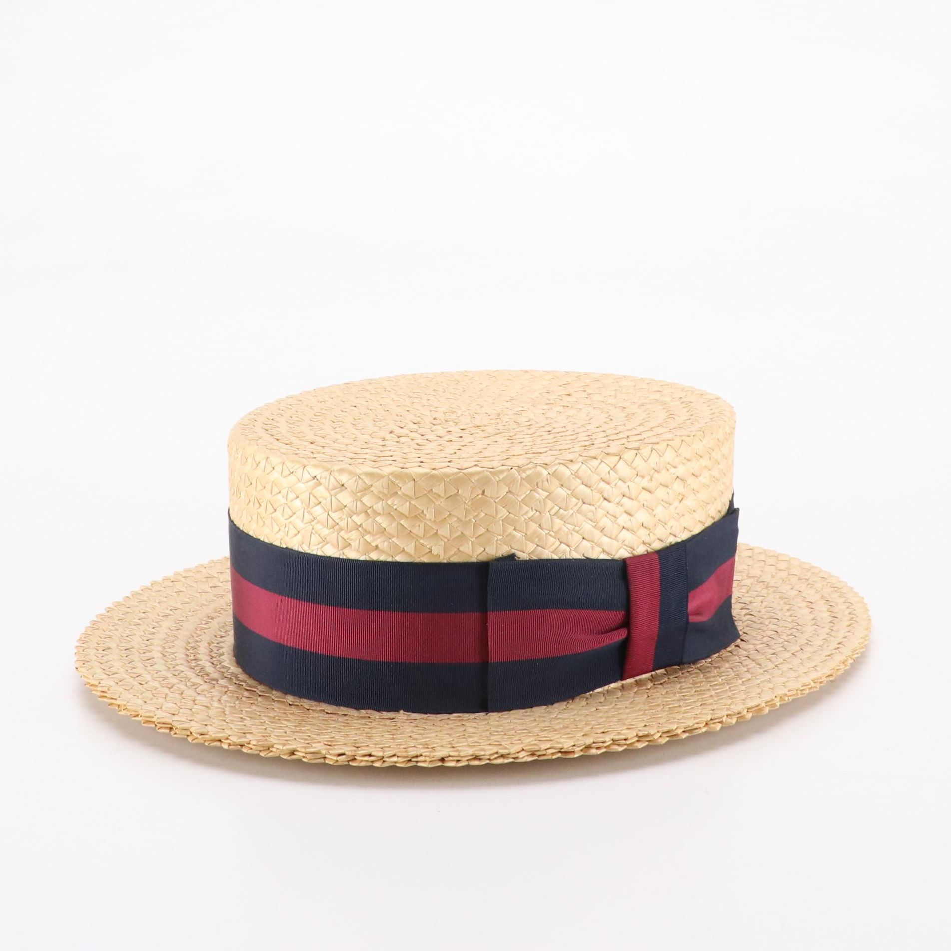 Men's Stetson Select Vintage Woven Straw Boater Hat