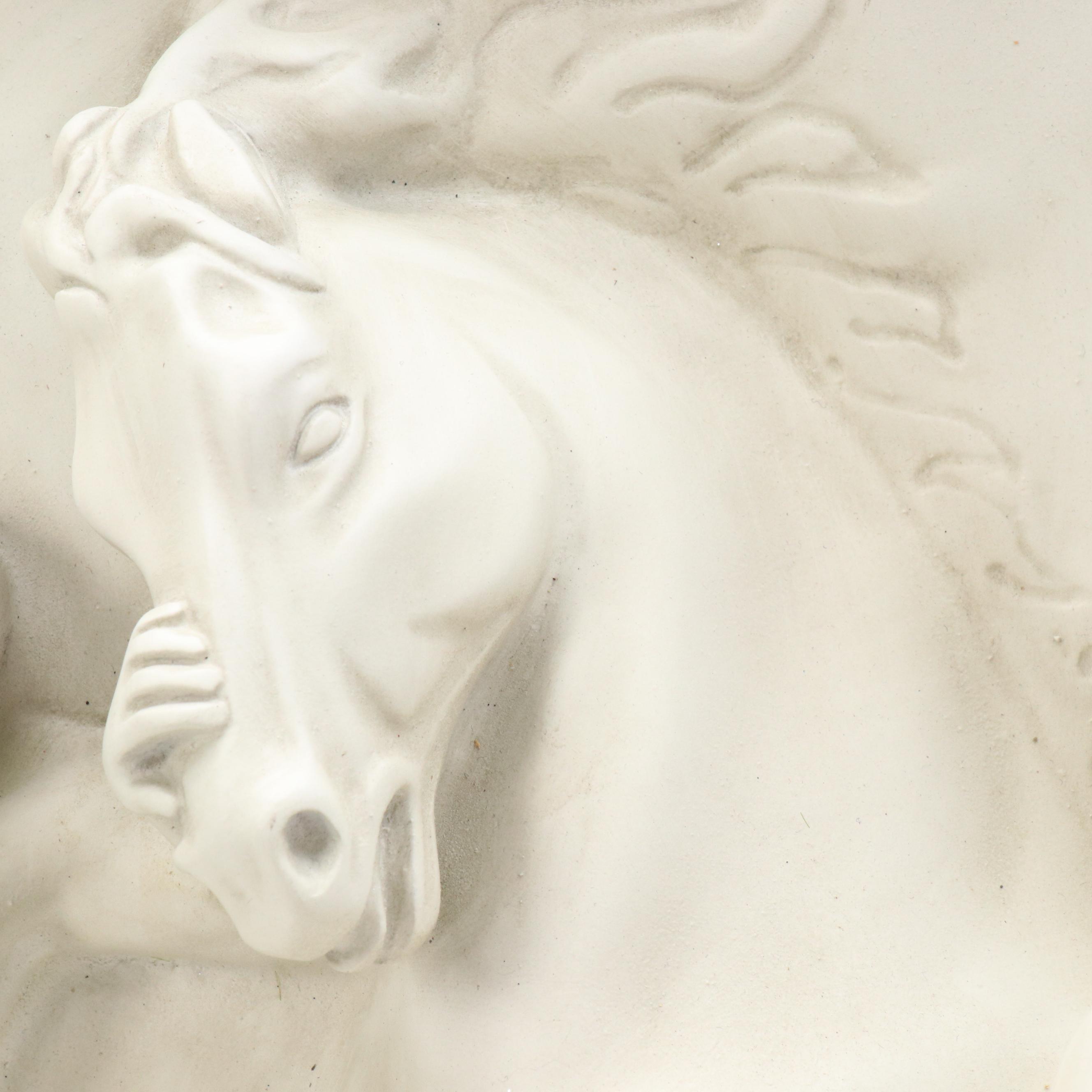 Fiberglass Relief Wall Panel After William Morris Hunt "The Flight of Night"