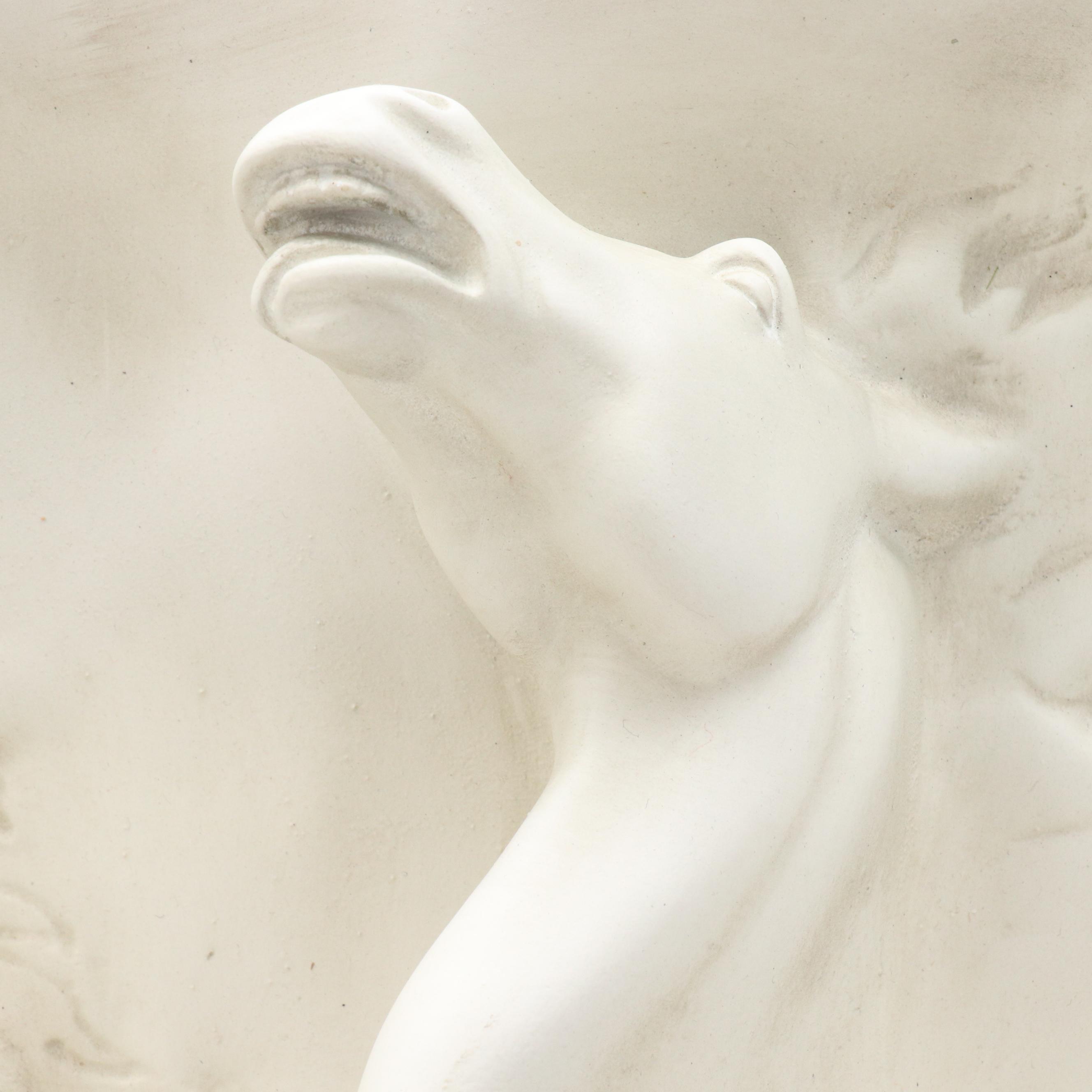 Fiberglass Relief Wall Panel After William Morris Hunt "The Flight of Night"