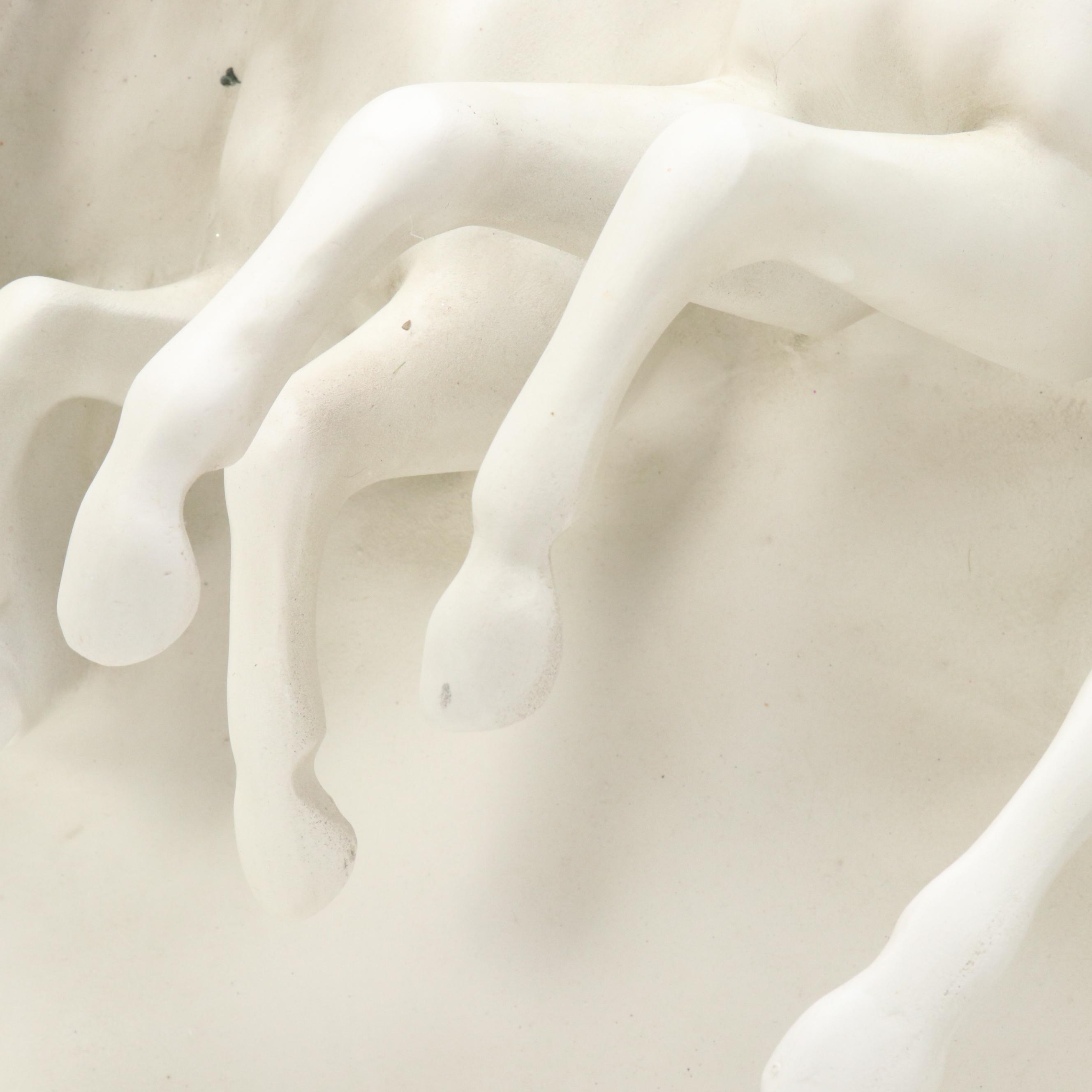 Fiberglass Relief Wall Panel After William Morris Hunt "The Flight of Night"