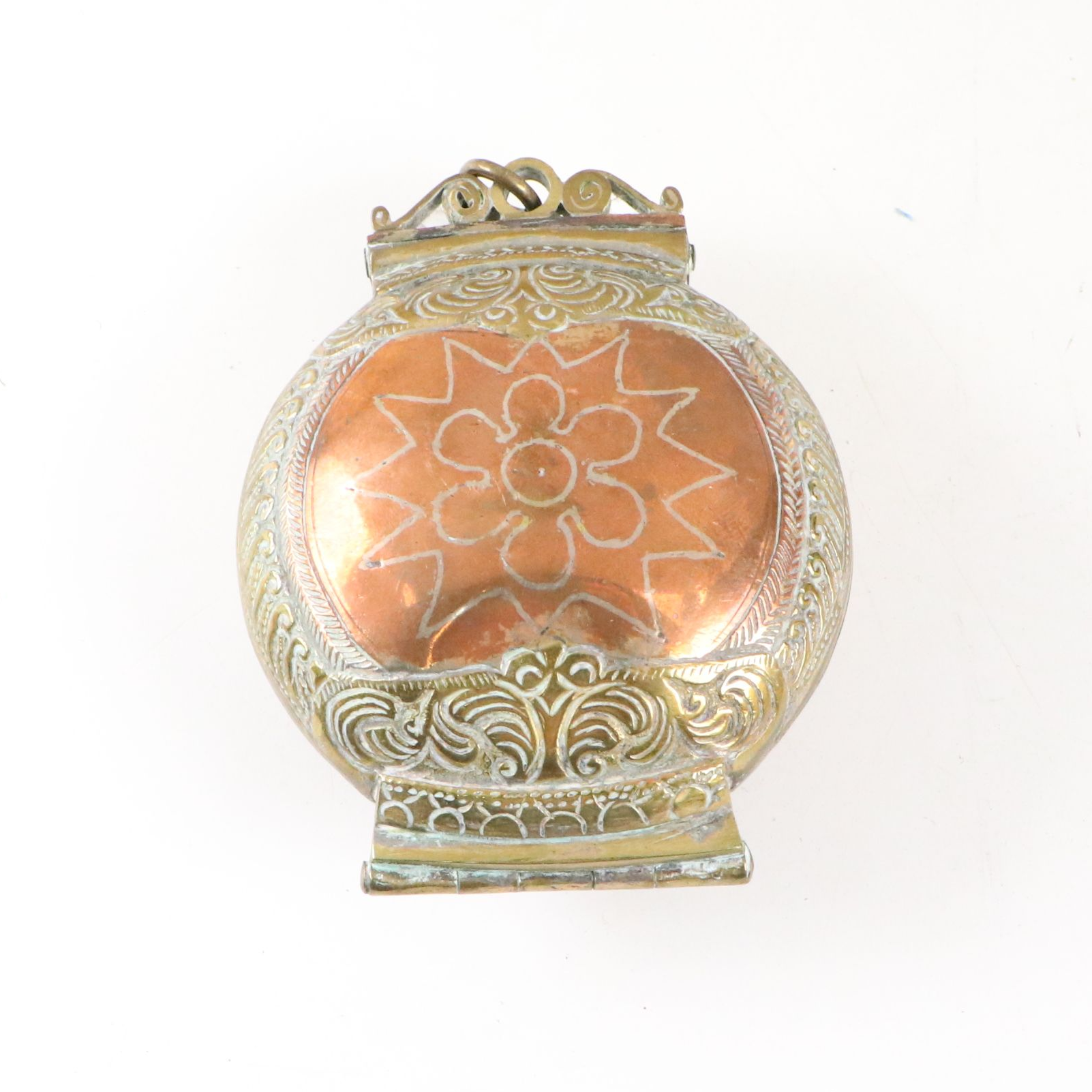 Sri Lankan Copper and Brass Killotaya Boxes, 20th Century