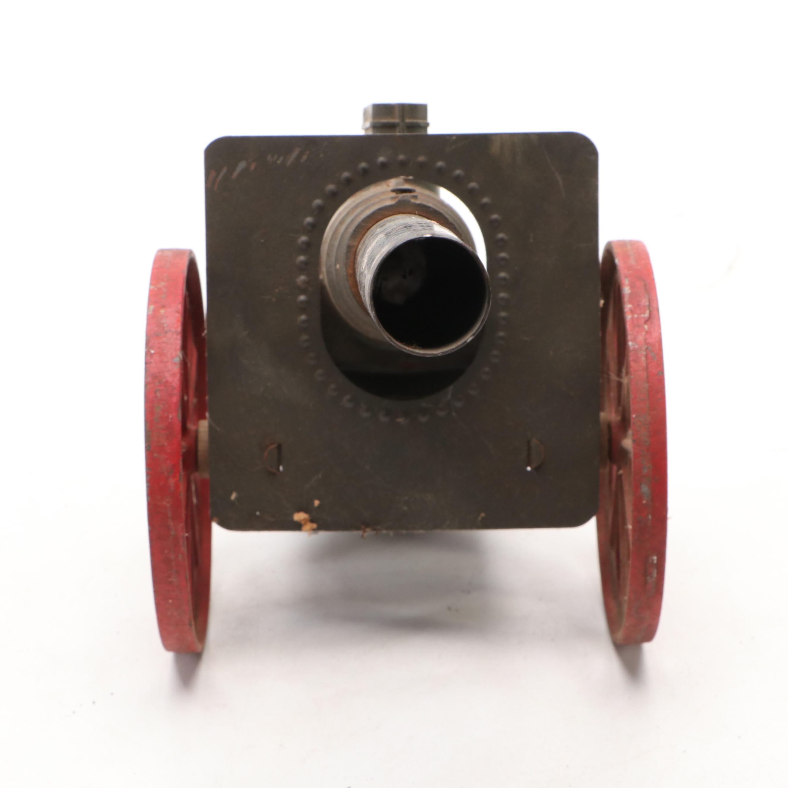 Metal Gas-Powered Toy Cannon
