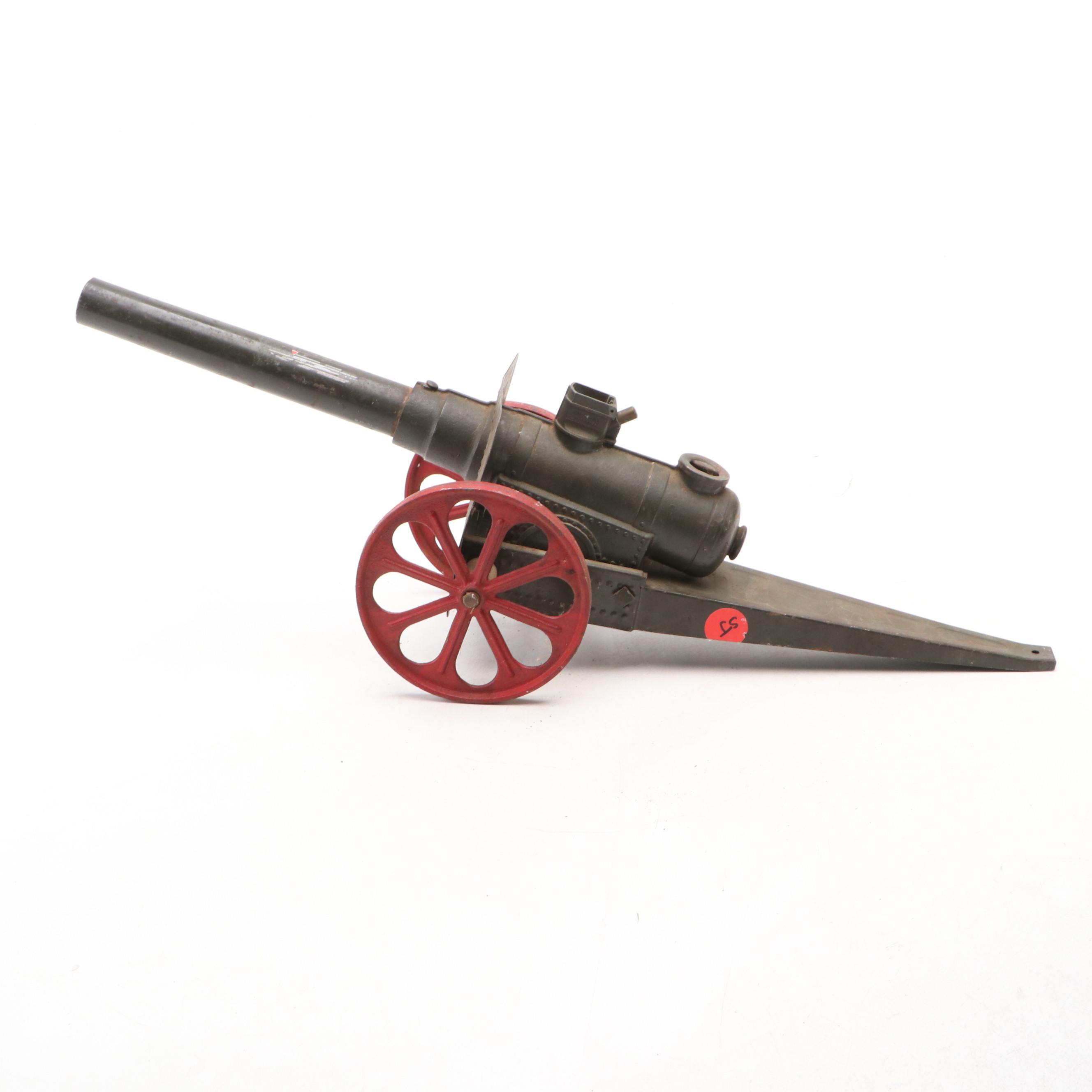 Metal Gas-Powered Toy Cannon