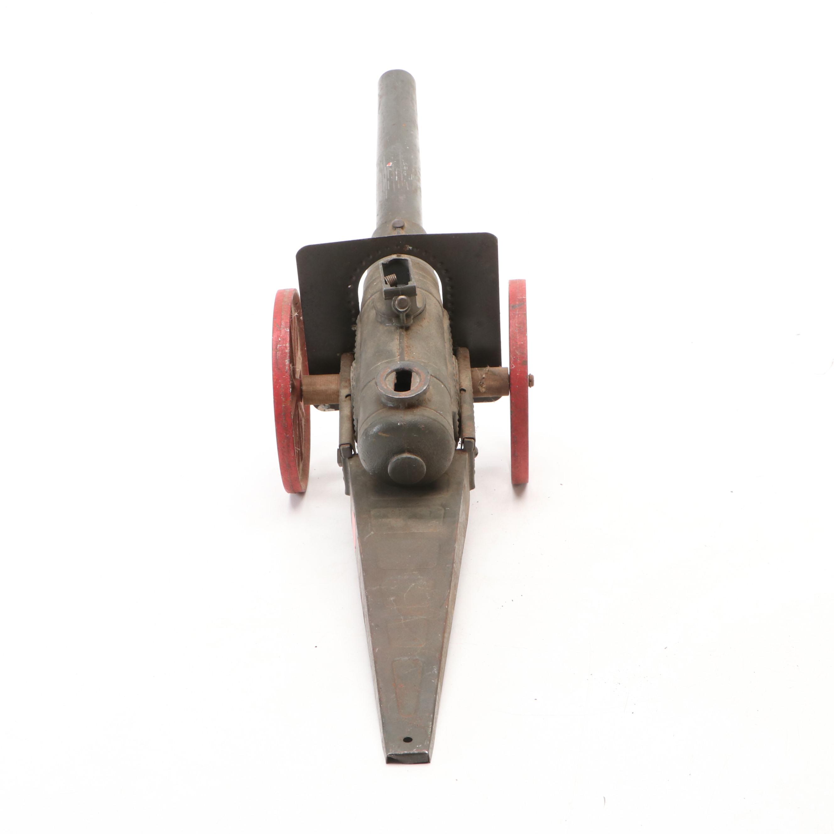 Metal Gas-Powered Toy Cannon