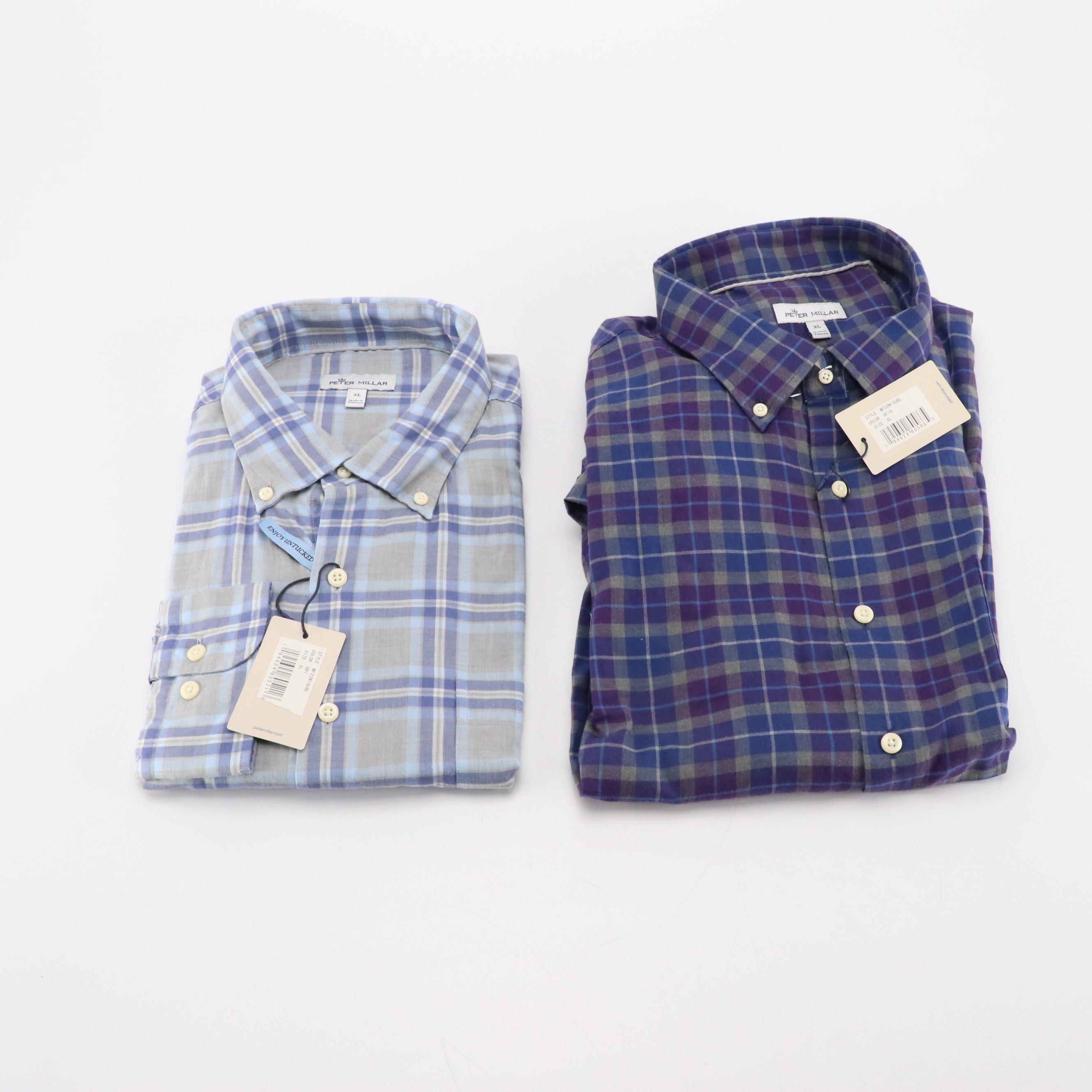 Men's Polo Ralph Lauren, Peter Millar, and Other Long and Short Sleeve Shirts