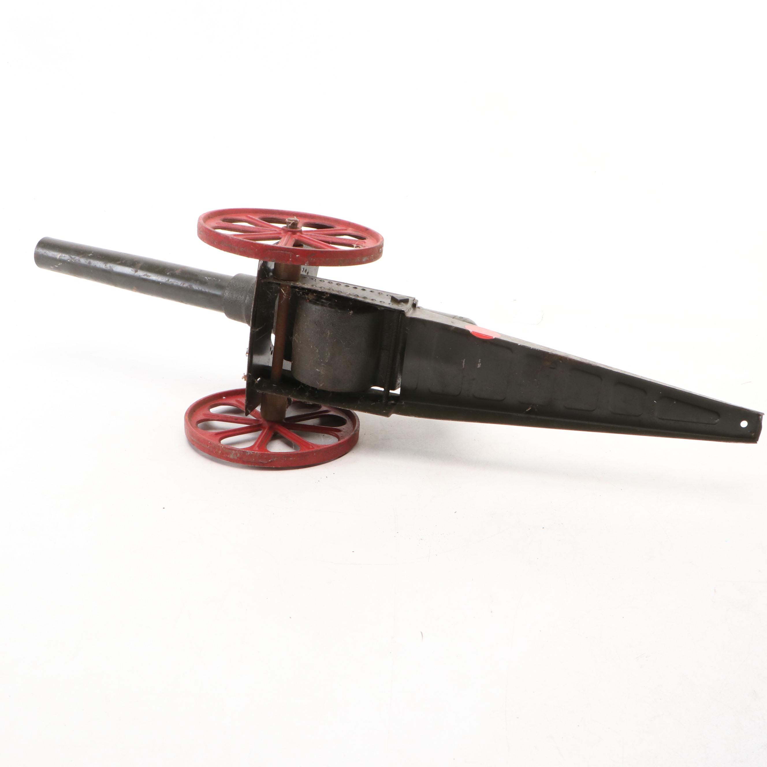 Metal Gas-Powered Toy Cannon