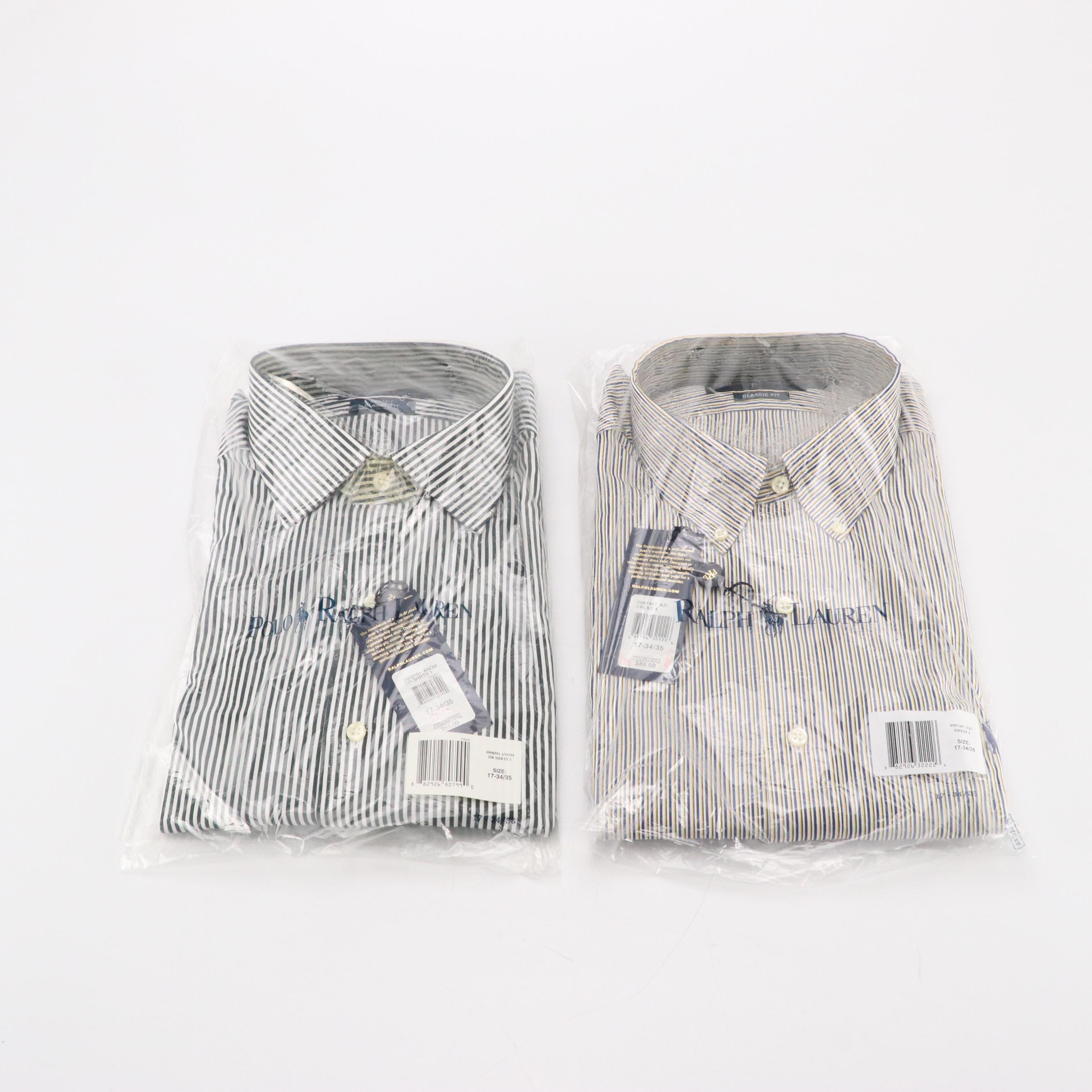 Men's Polo Ralph Lauren, Peter Millar, and Other Long and Short Sleeve Shirts