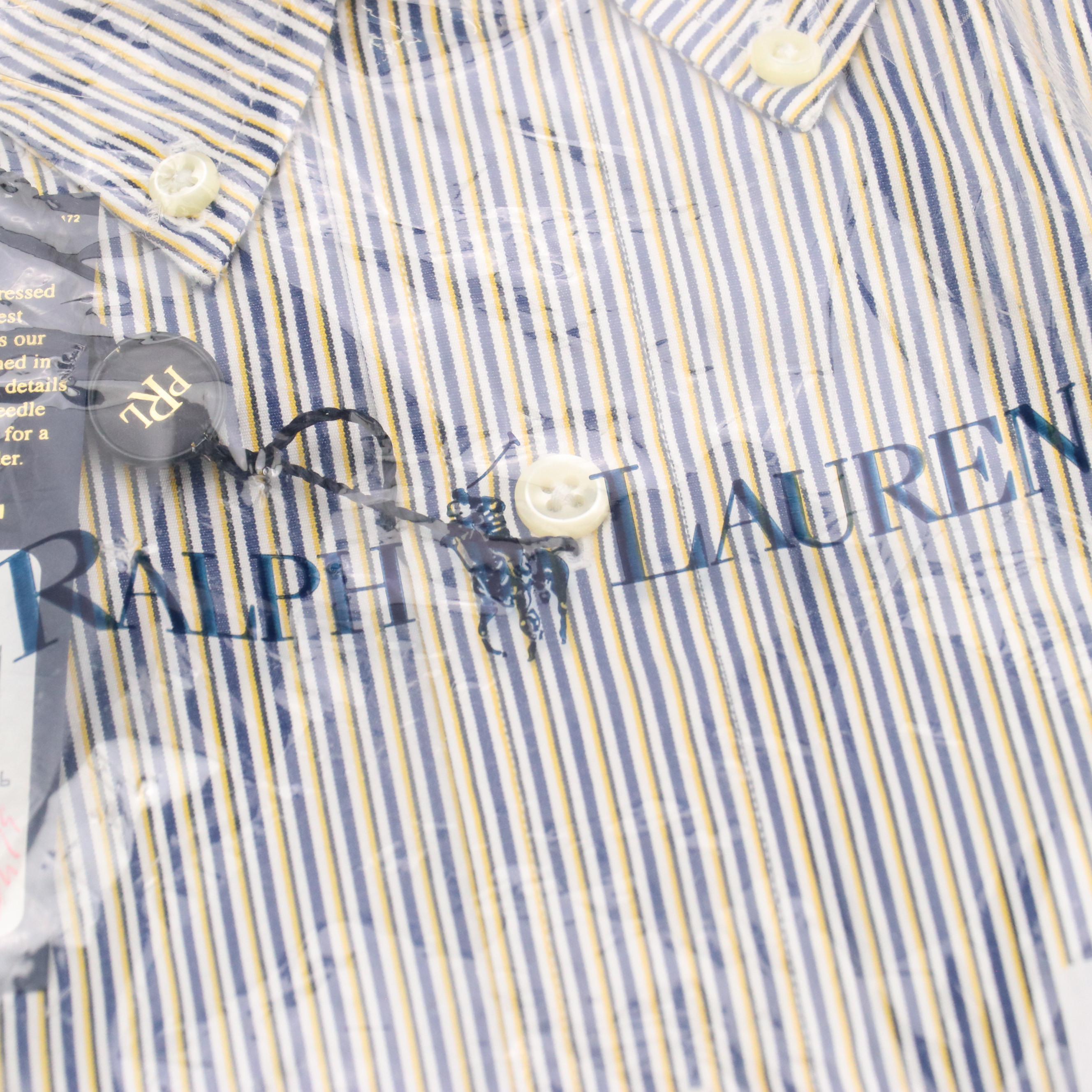Men's Polo Ralph Lauren, Peter Millar, and Other Long and Short Sleeve Shirts