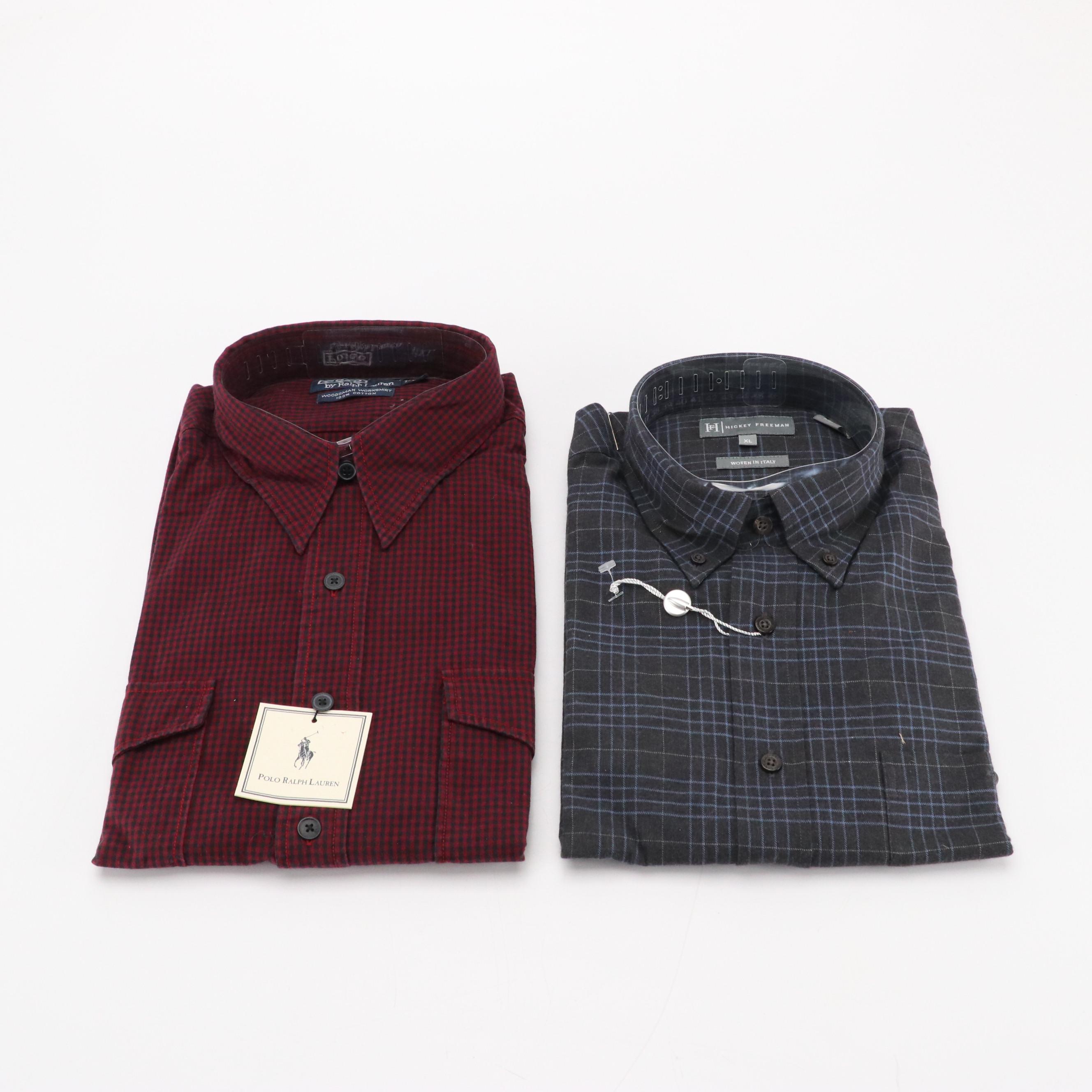 Men's Polo Ralph Lauren, Peter Millar, and Other Long and Short Sleeve Shirts