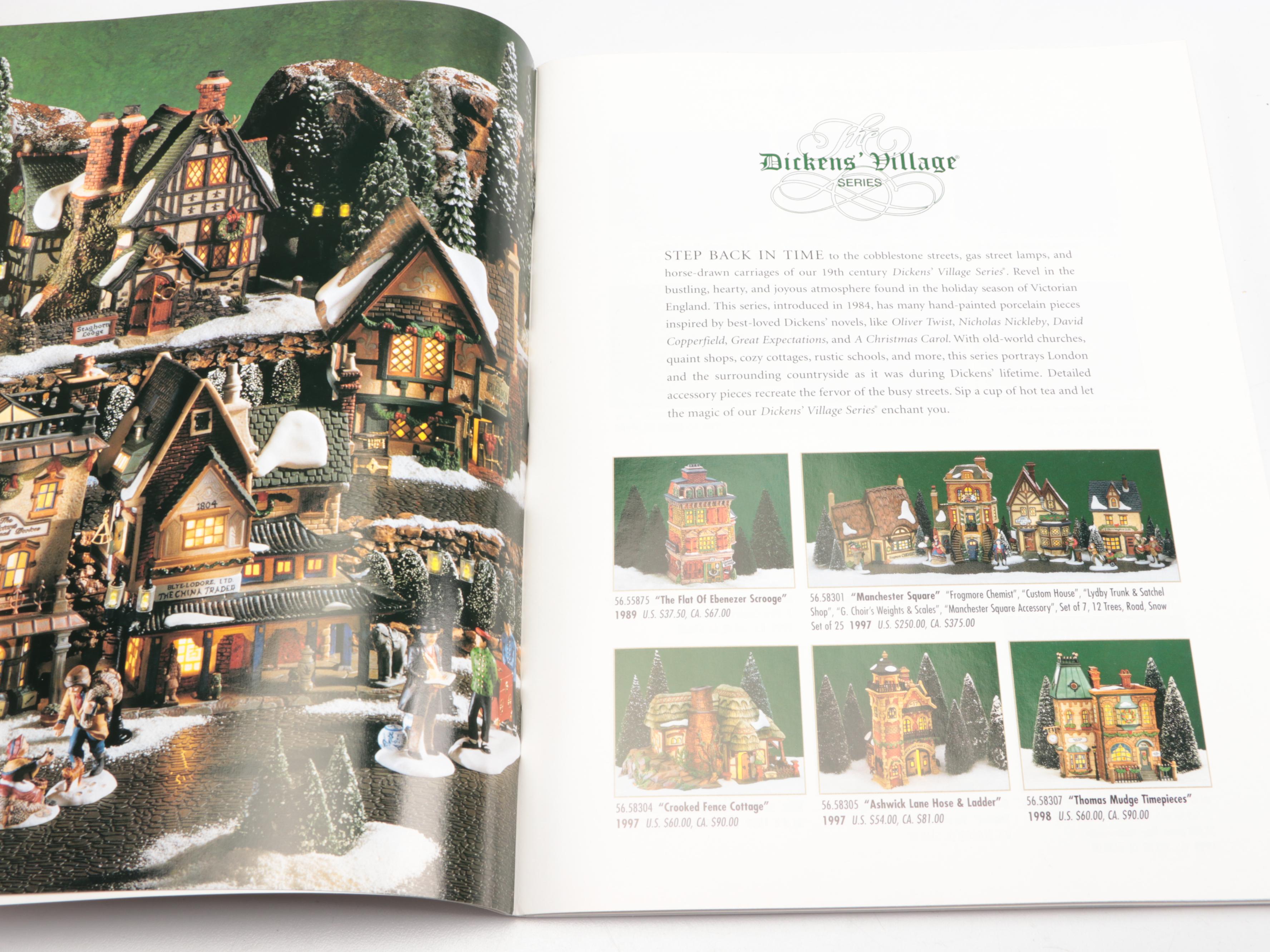 Department 56 Dickens' Village Buildings with Catalogues