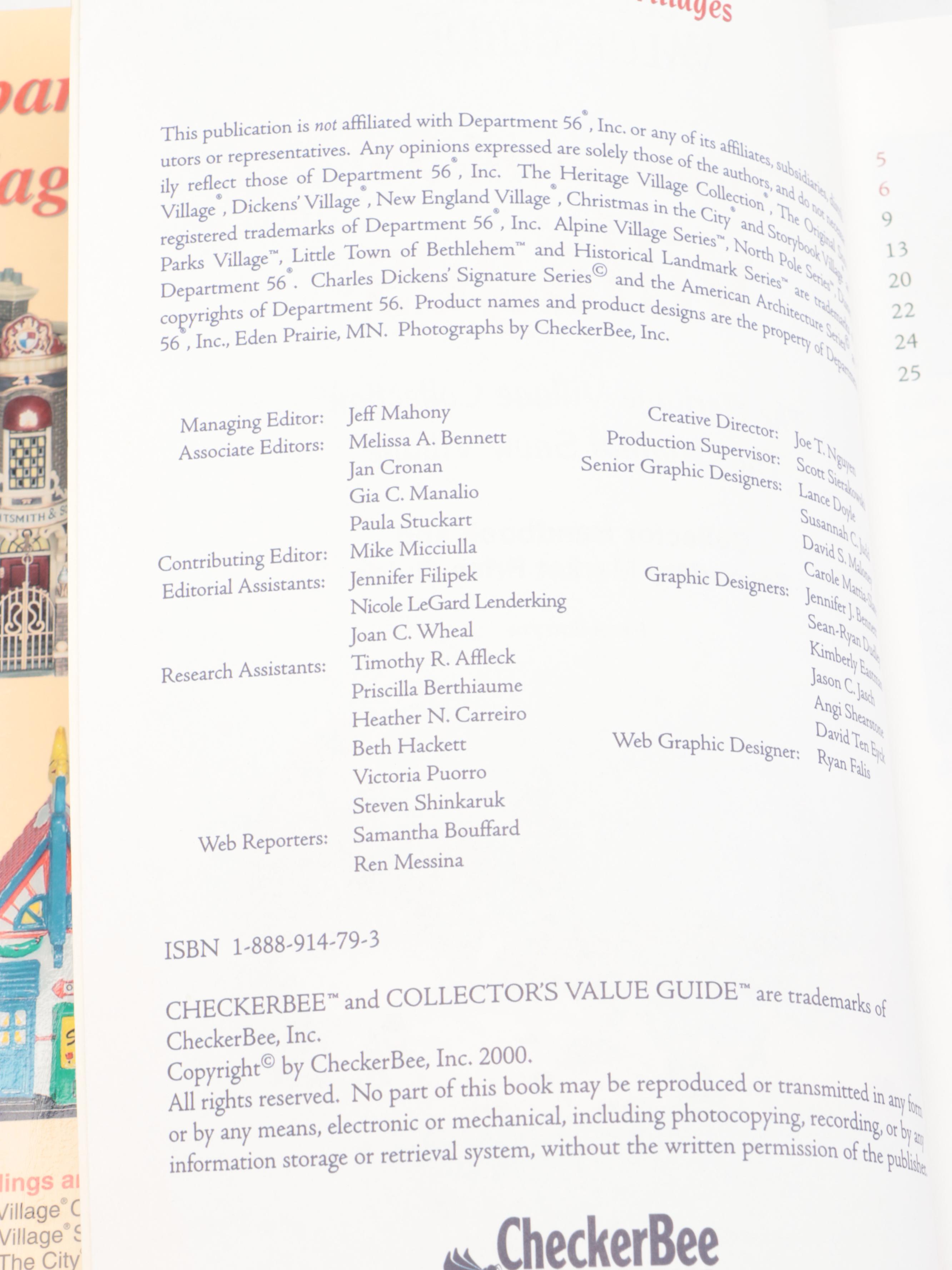 Department 56 Dickens' Village Buildings with Catalogues