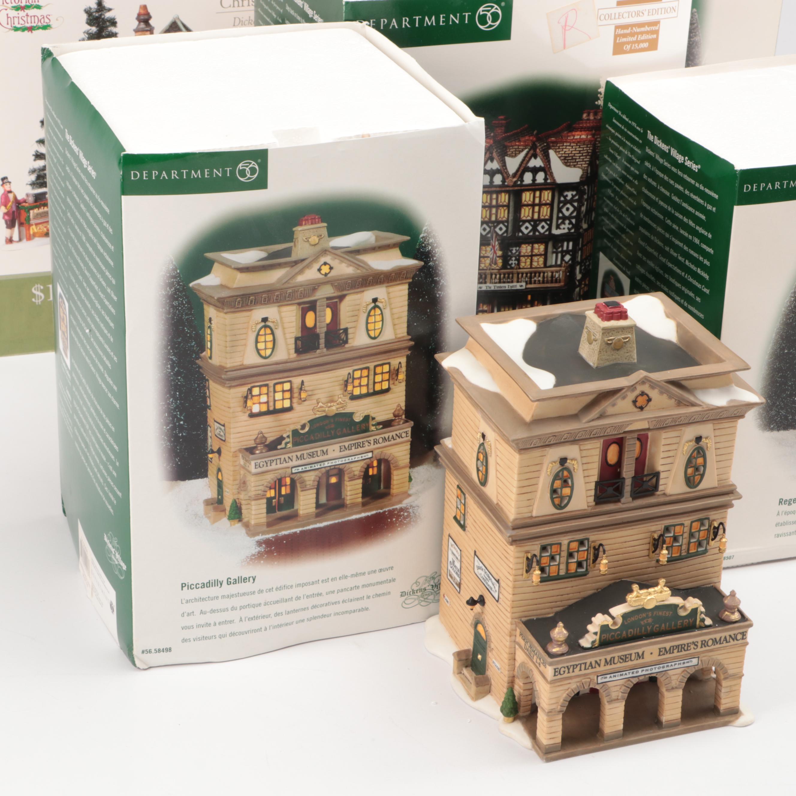 Department 56 Dickens' Village Buildings with Catalogues