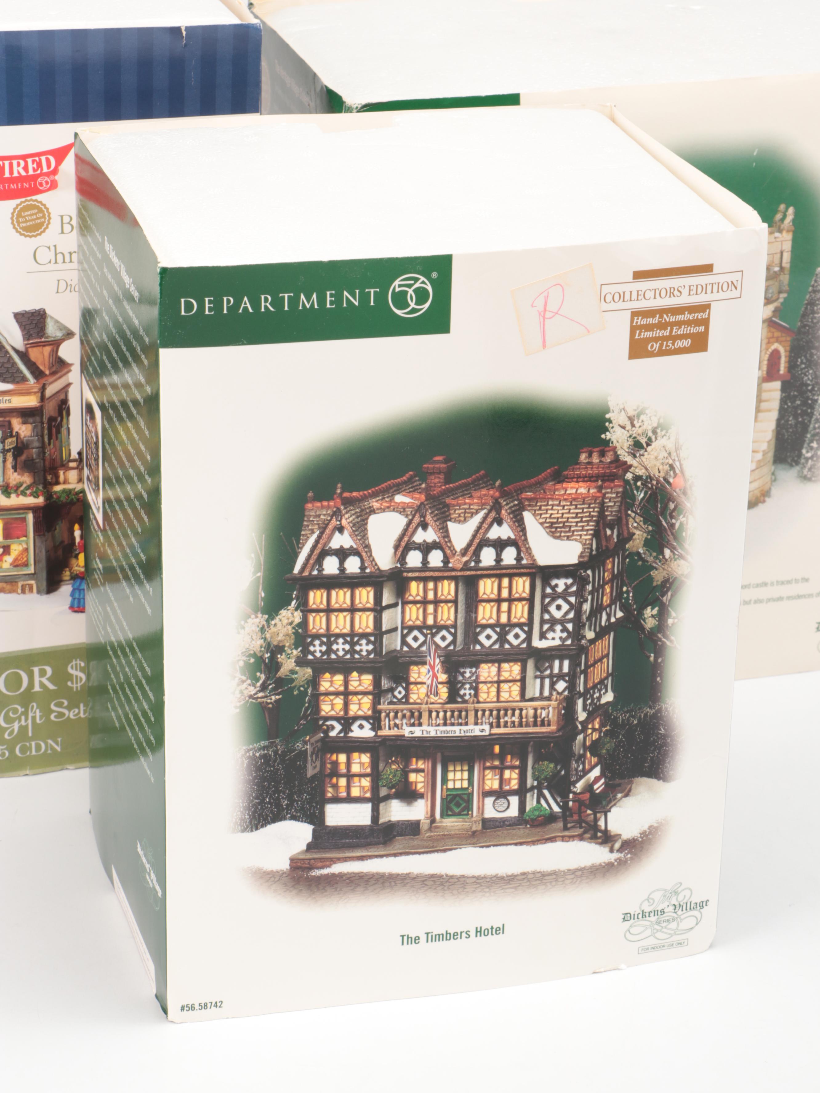 Department 56 Dickens' Village Buildings with Catalogues