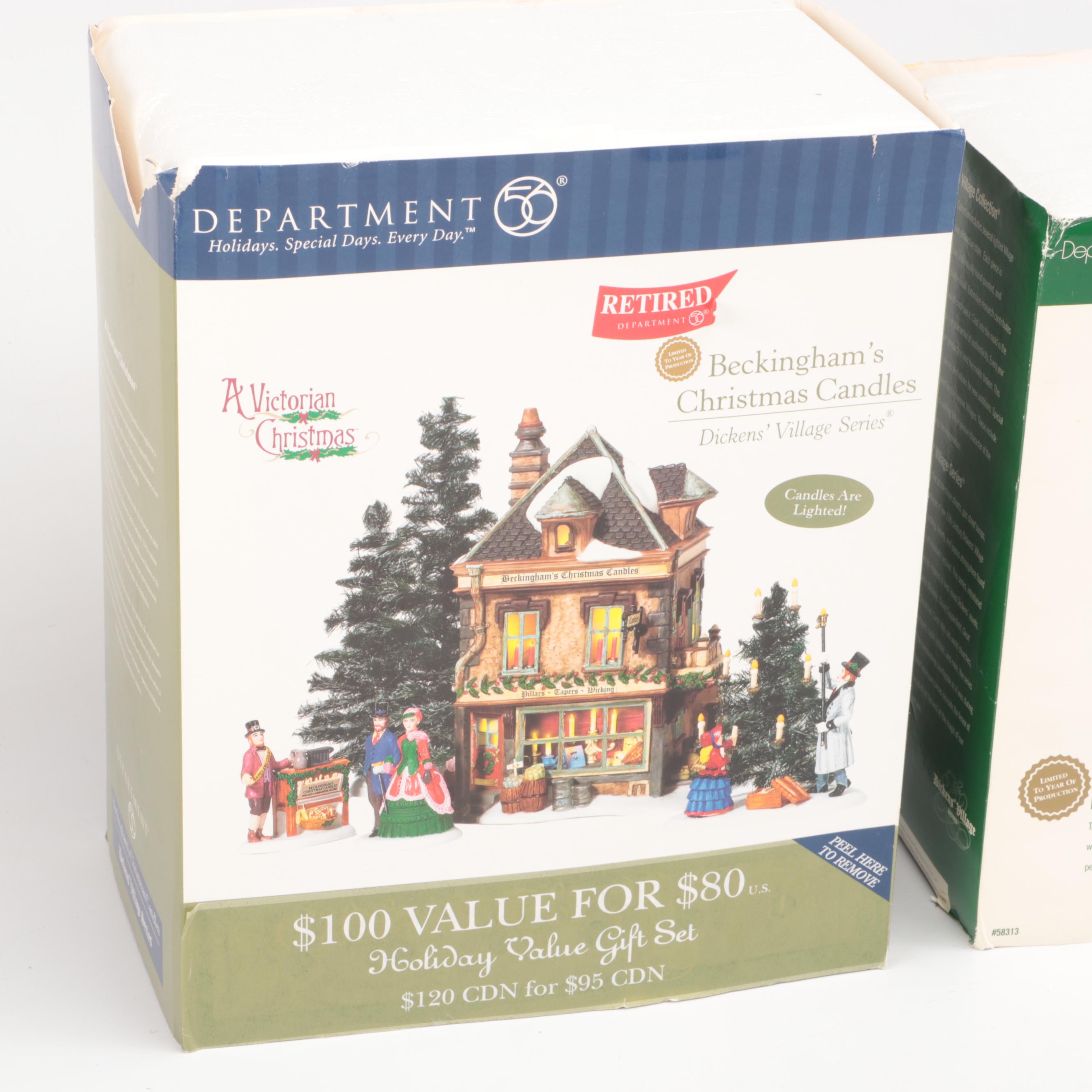 Department 56 Dickens' Village Buildings with Catalogues