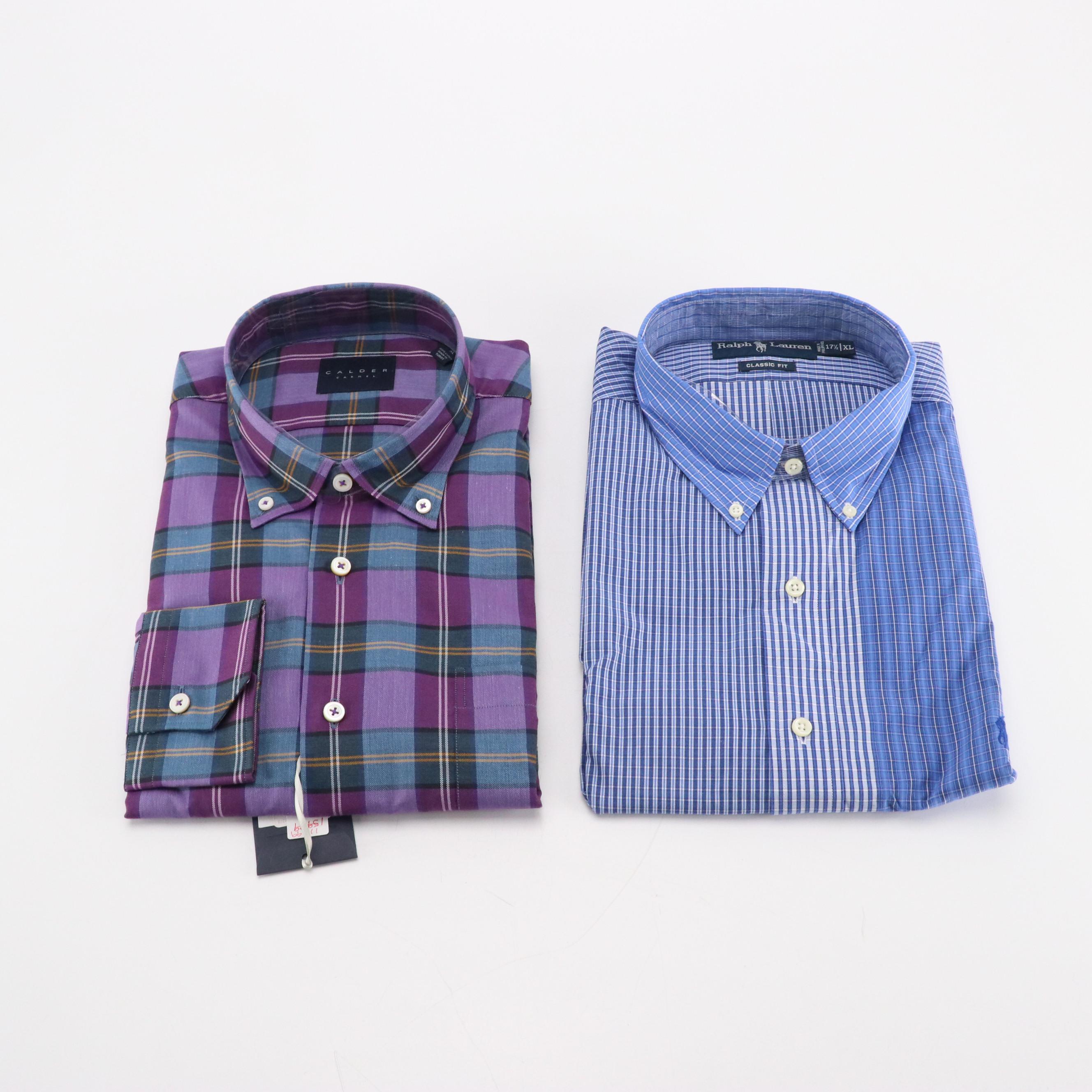 Men's Ralph Lauren, Tommy Hilfiger, Brooks Brothers, and More Button-Down Shirts