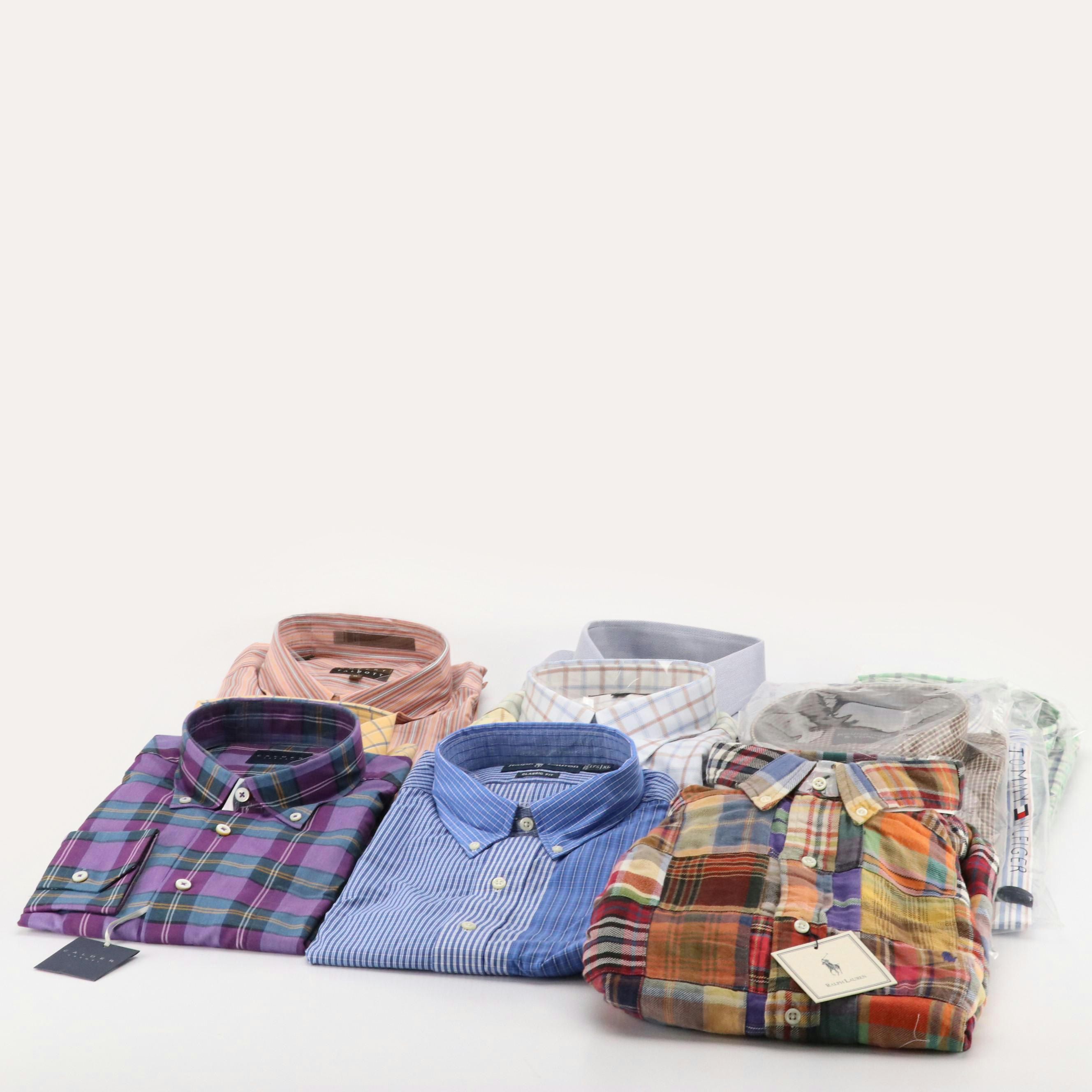 Men's Ralph Lauren, Tommy Hilfiger, Brooks Brothers, and More Button-Down Shirts