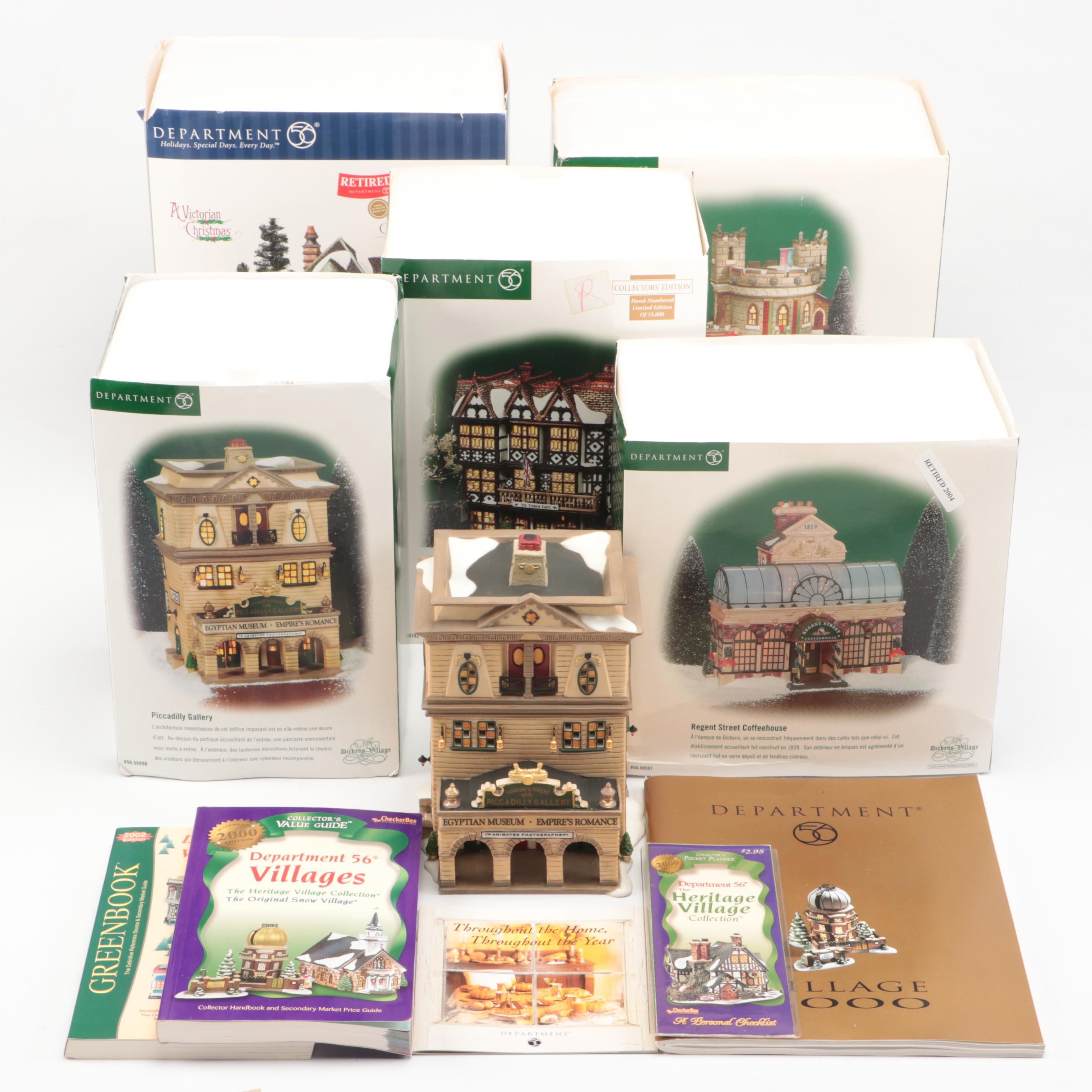 Department 56 Dickens' Village Buildings with Catalogues