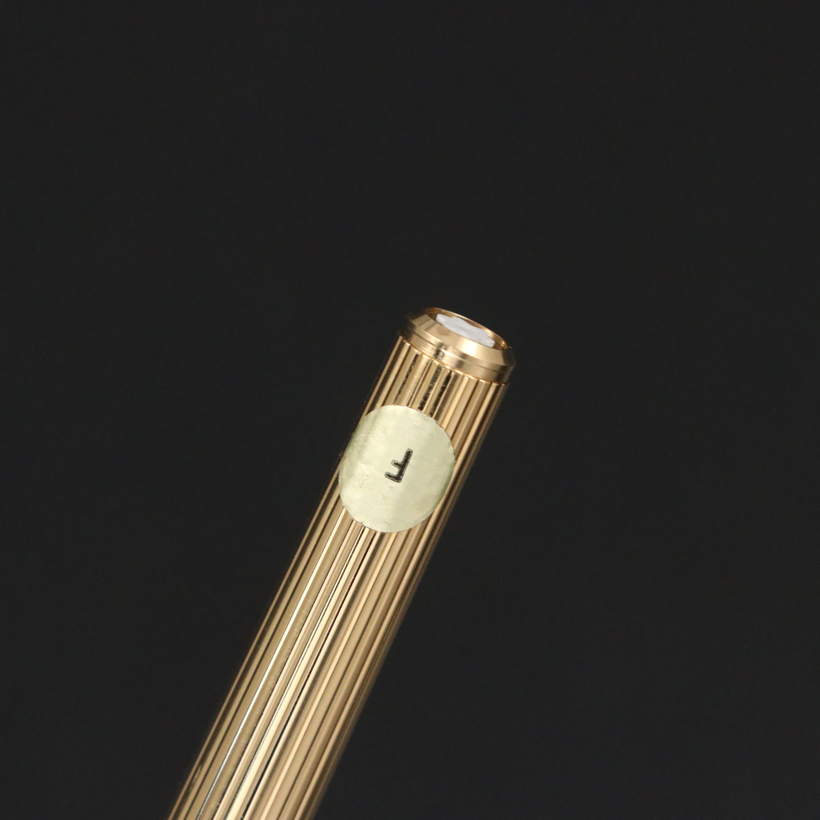 Montblanc Noblesse Gold Finish Fountain Pen with 14K Gold Fine Point Nib