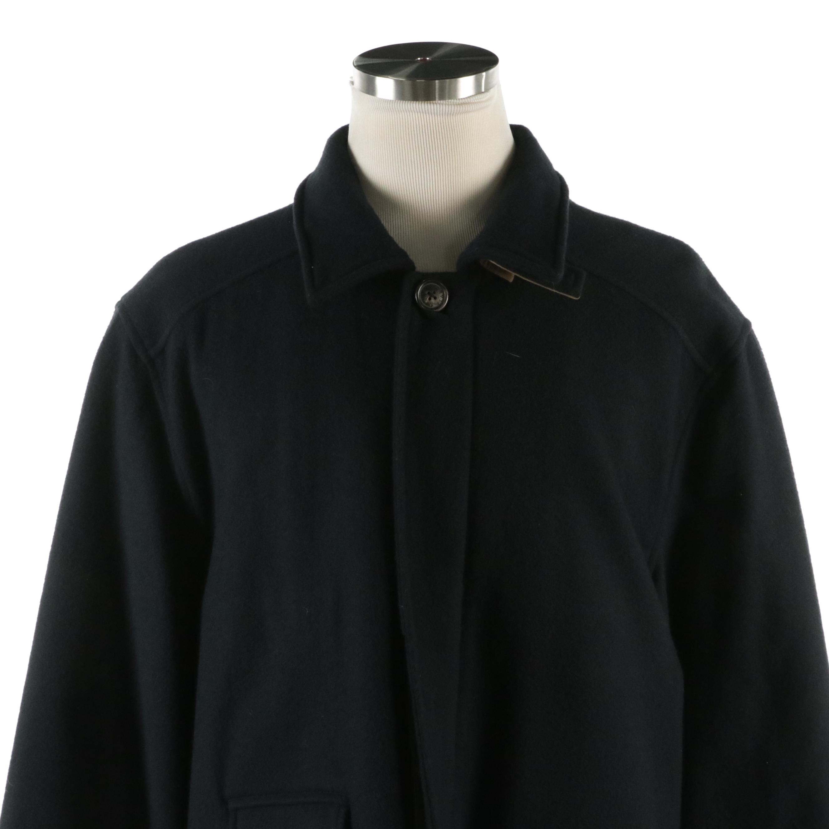 Men's Lauren Ralph Lauren Trench Coat, Orvis Wool Mid-Length Coat, Other Scarves