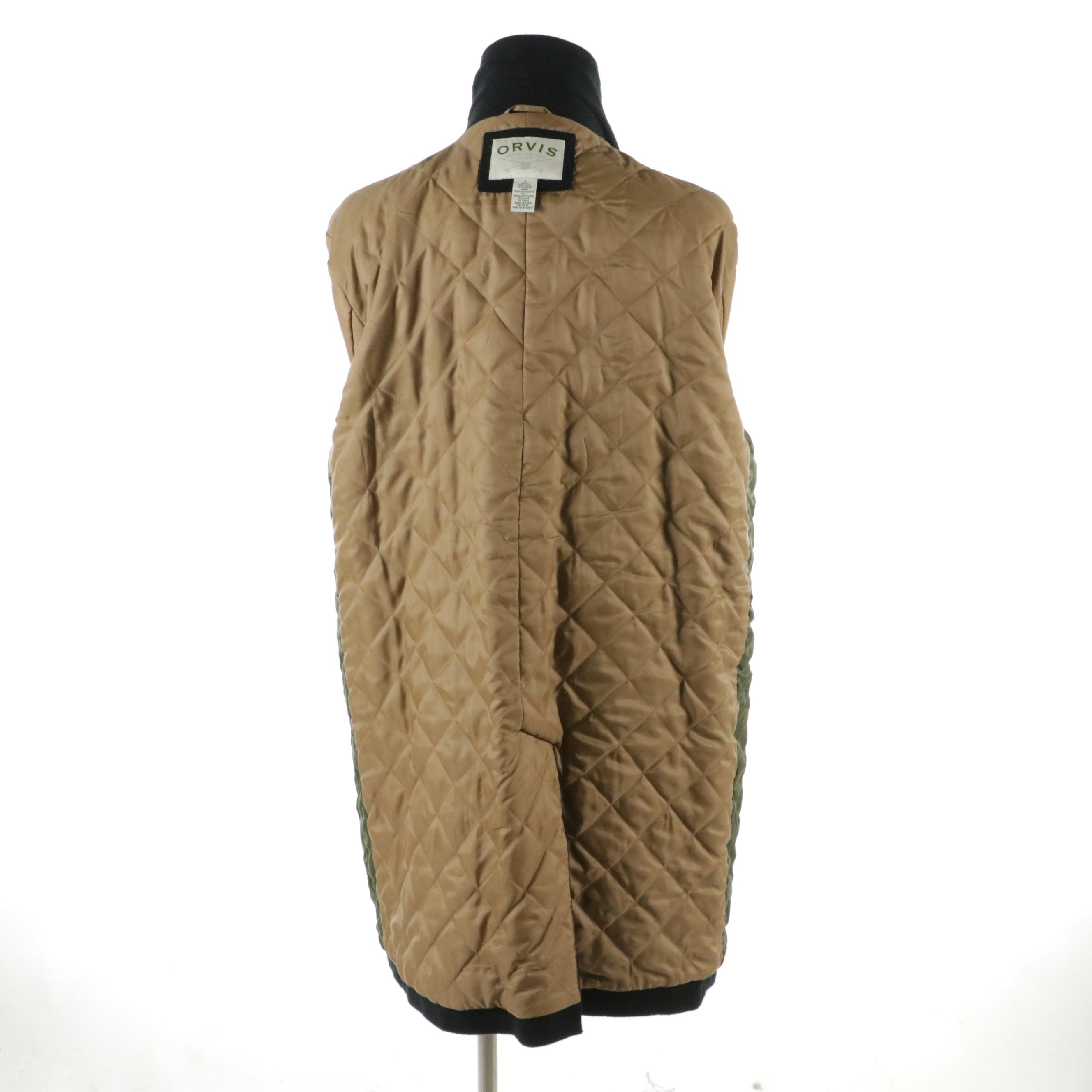 Men's Lauren Ralph Lauren Trench Coat, Orvis Wool Mid-Length Coat, Other Scarves