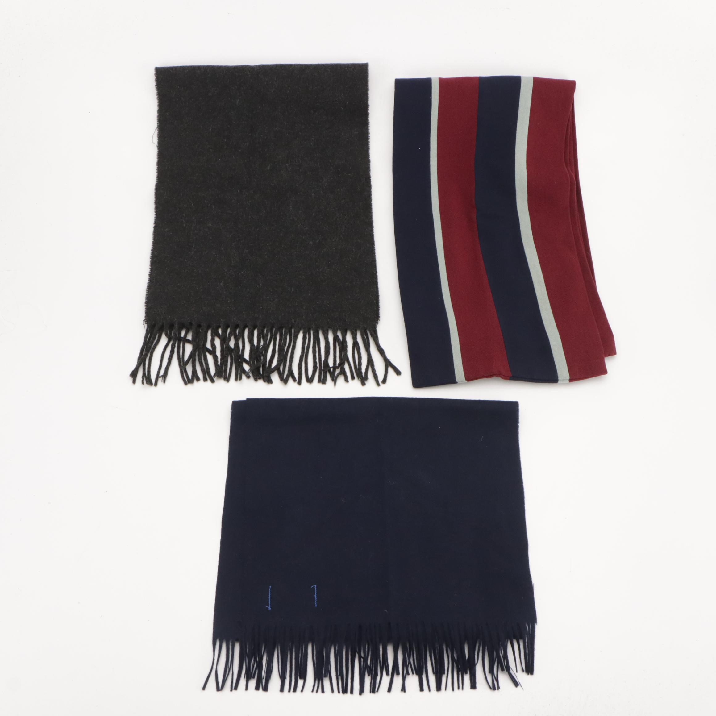 Men's Lauren Ralph Lauren Trench Coat, Orvis Wool Mid-Length Coat, Other Scarves