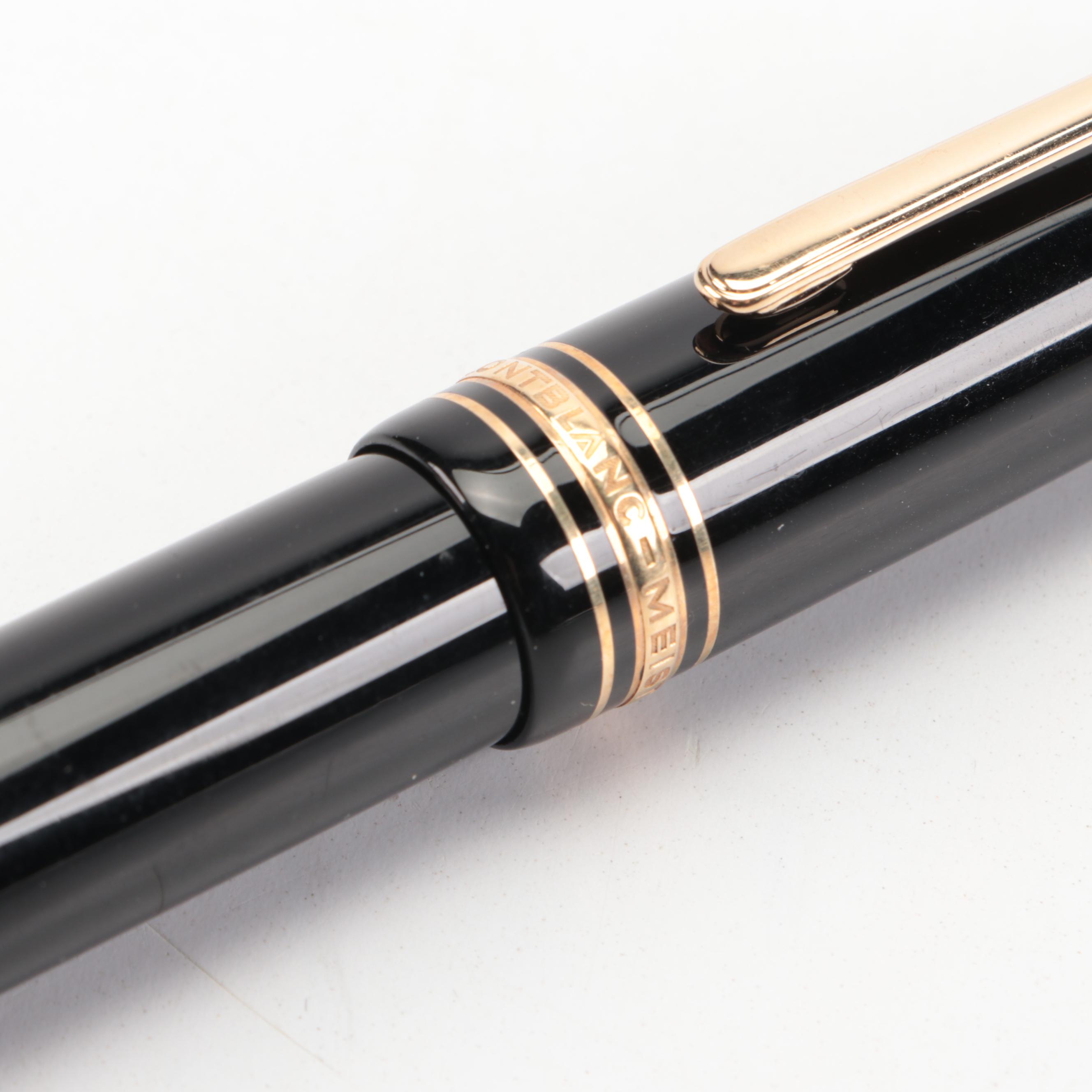 Montblanc Meisterstück No. 149 Black Fountain Pen with 14K Nib