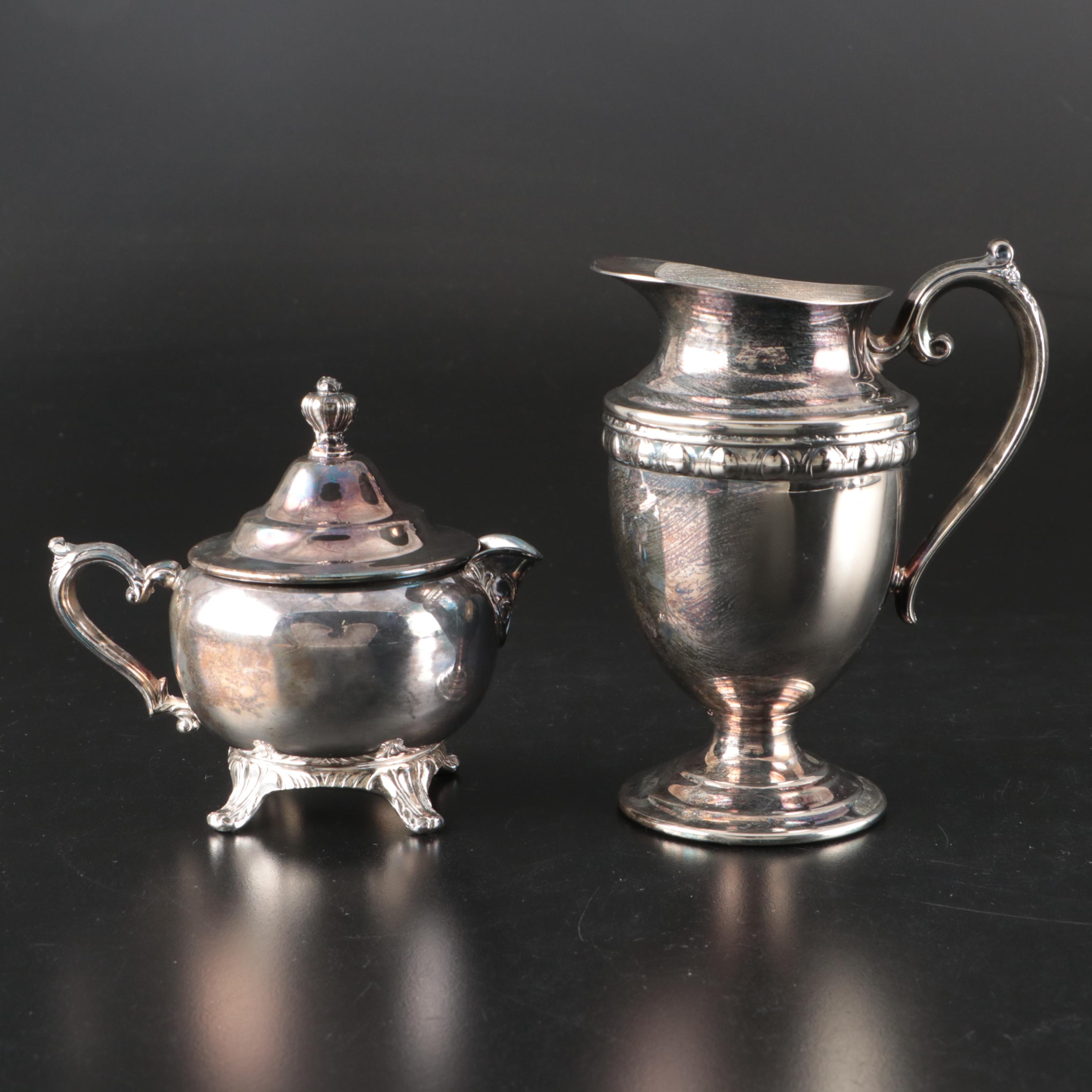 International Silver "Mayfield" Silver Plate Tea Service Pieces