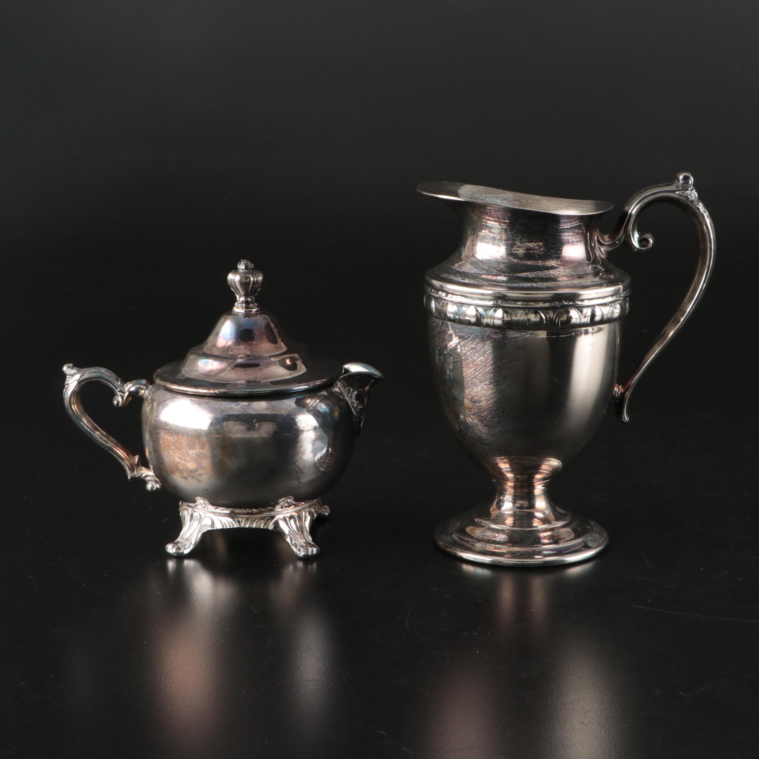 International Silver "Mayfield" Silver Plate Tea Service Pieces