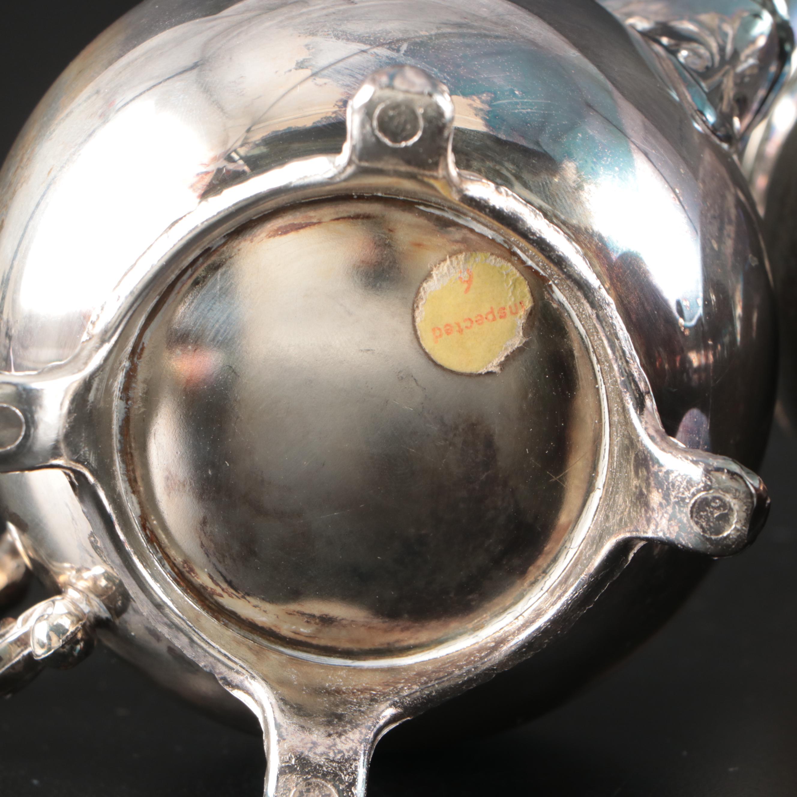 International Silver "Mayfield" Silver Plate Tea Service Pieces