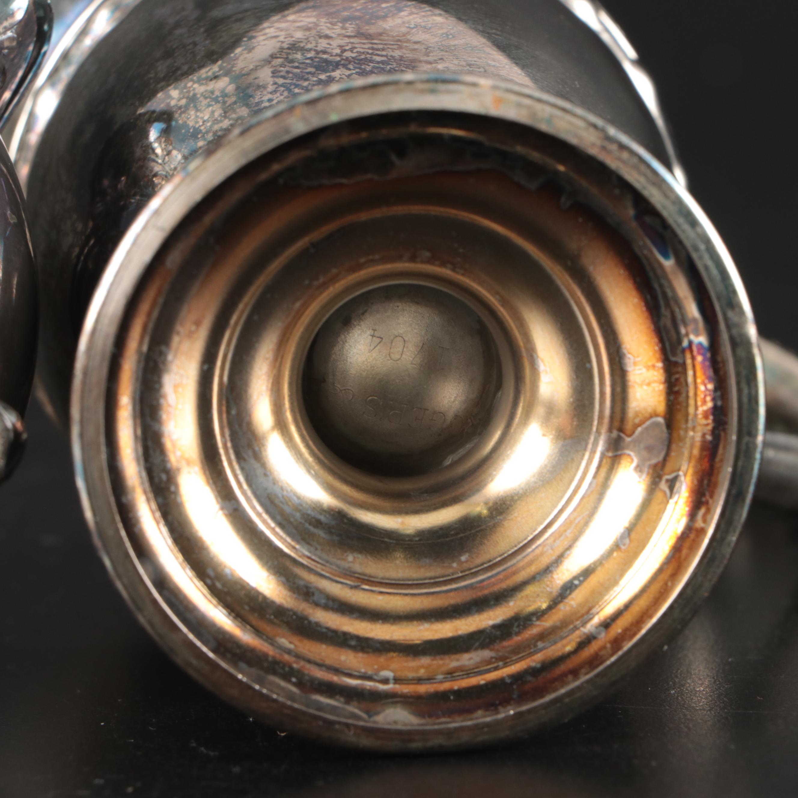 International Silver "Mayfield" Silver Plate Tea Service Pieces