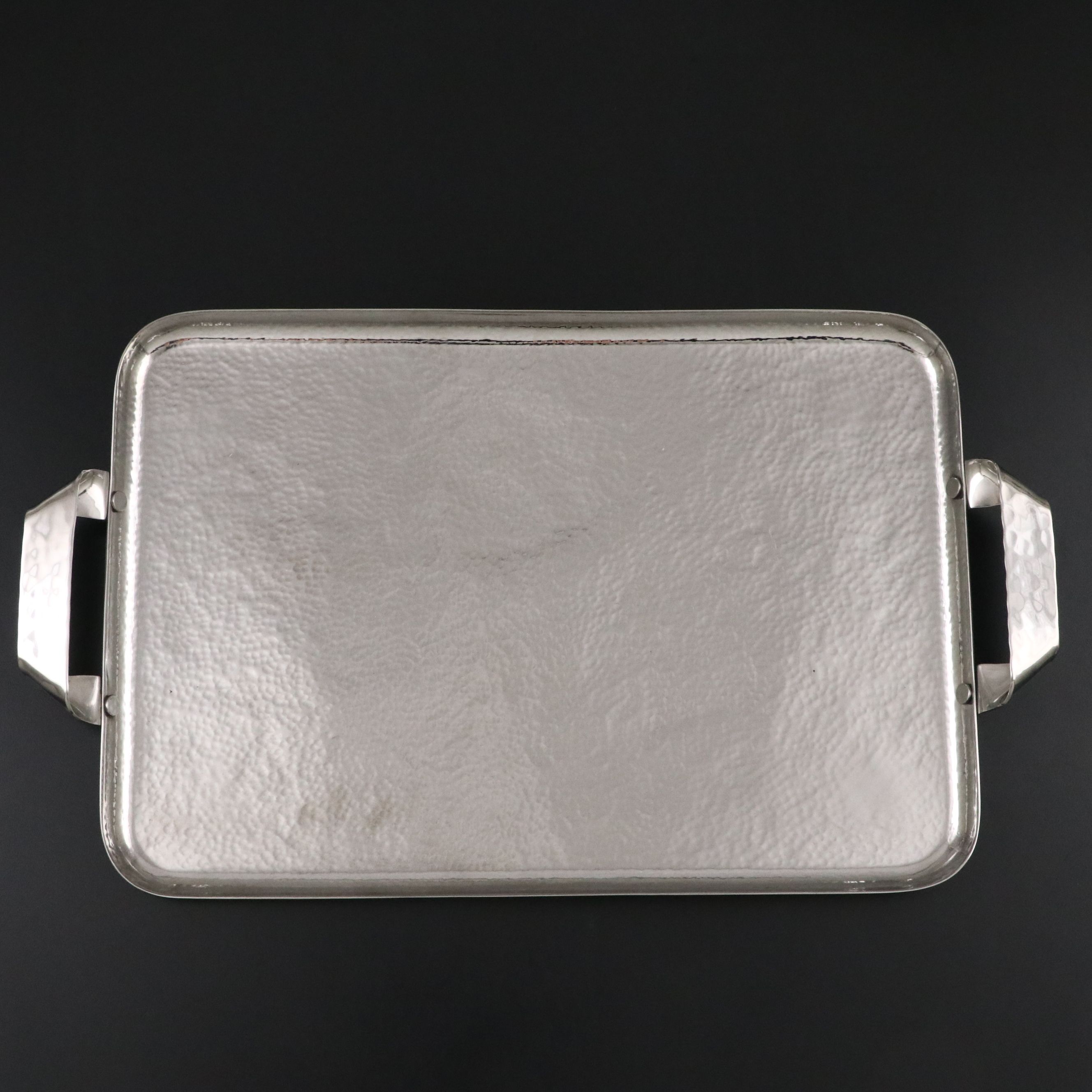 Michael Aram "Rivet" Stainless Steel Handled Tray
