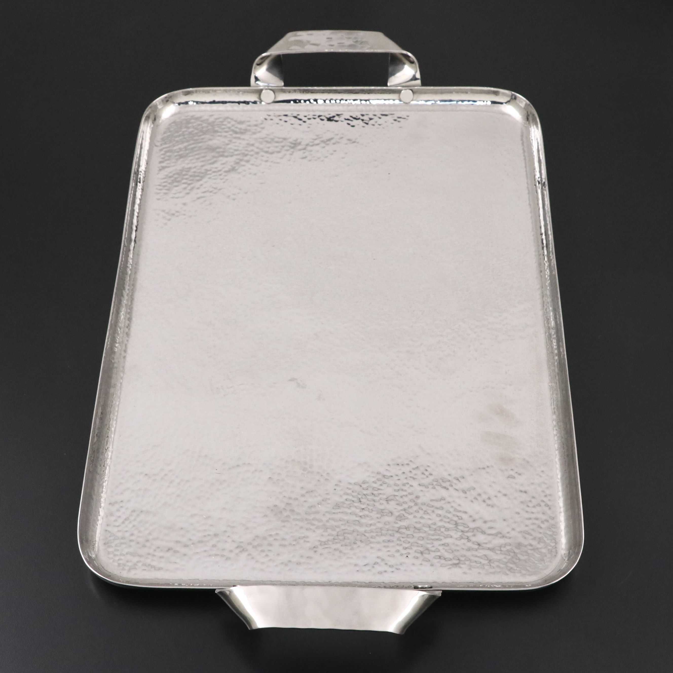 Michael Aram "Rivet" Stainless Steel Handled Tray