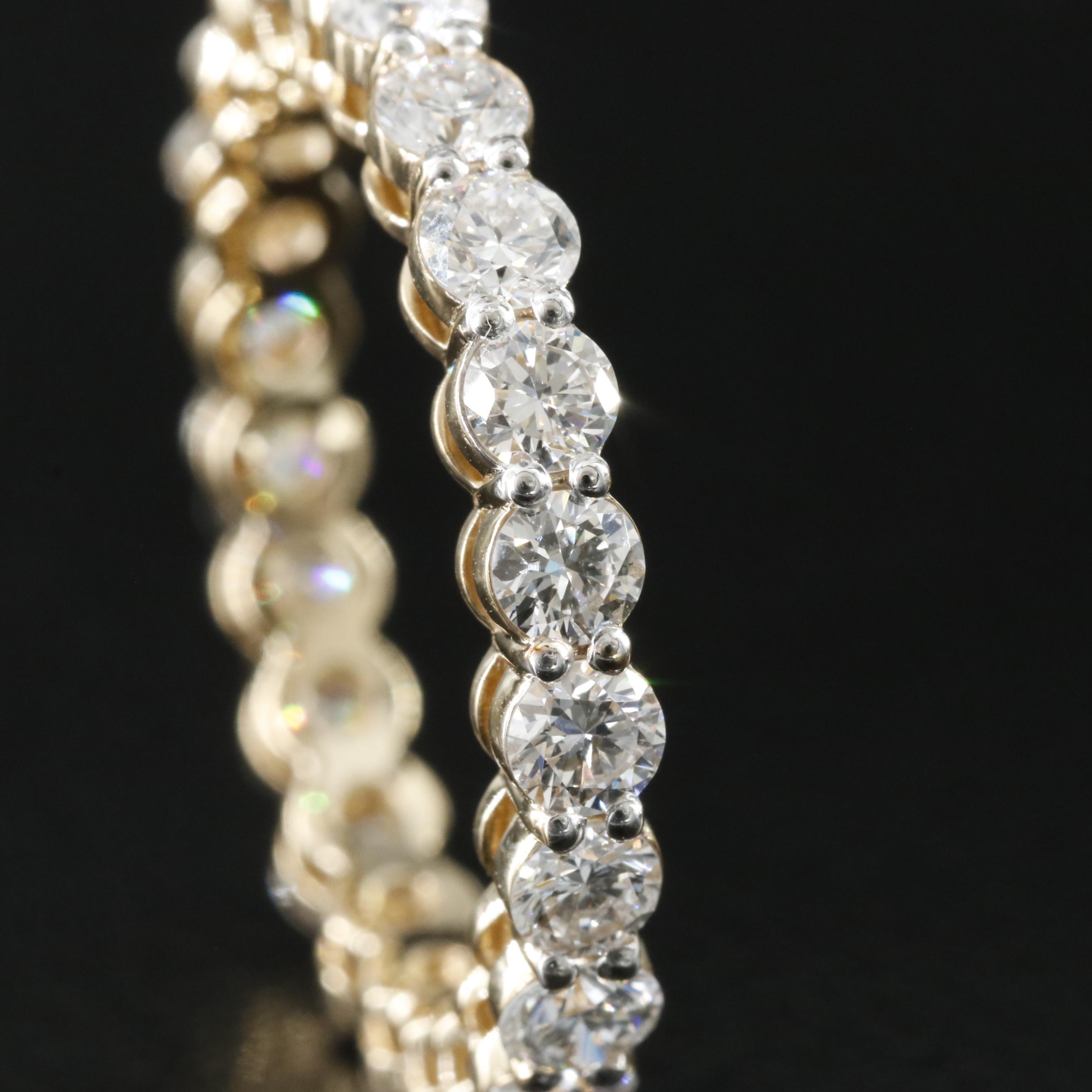 14K 2.21 CTW Lab Grown Diamond Eternity Band