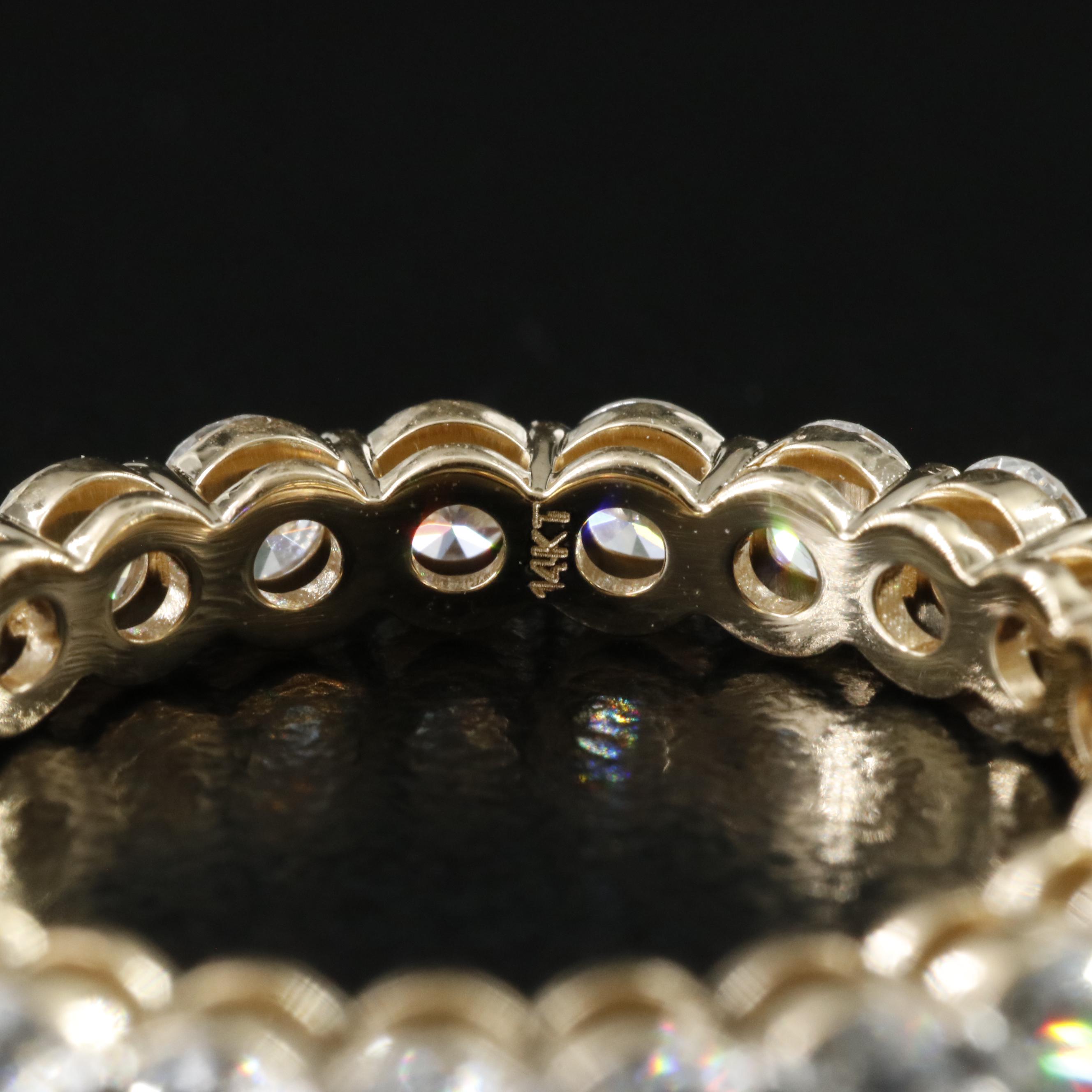 14K 2.21 CTW Lab Grown Diamond Eternity Band