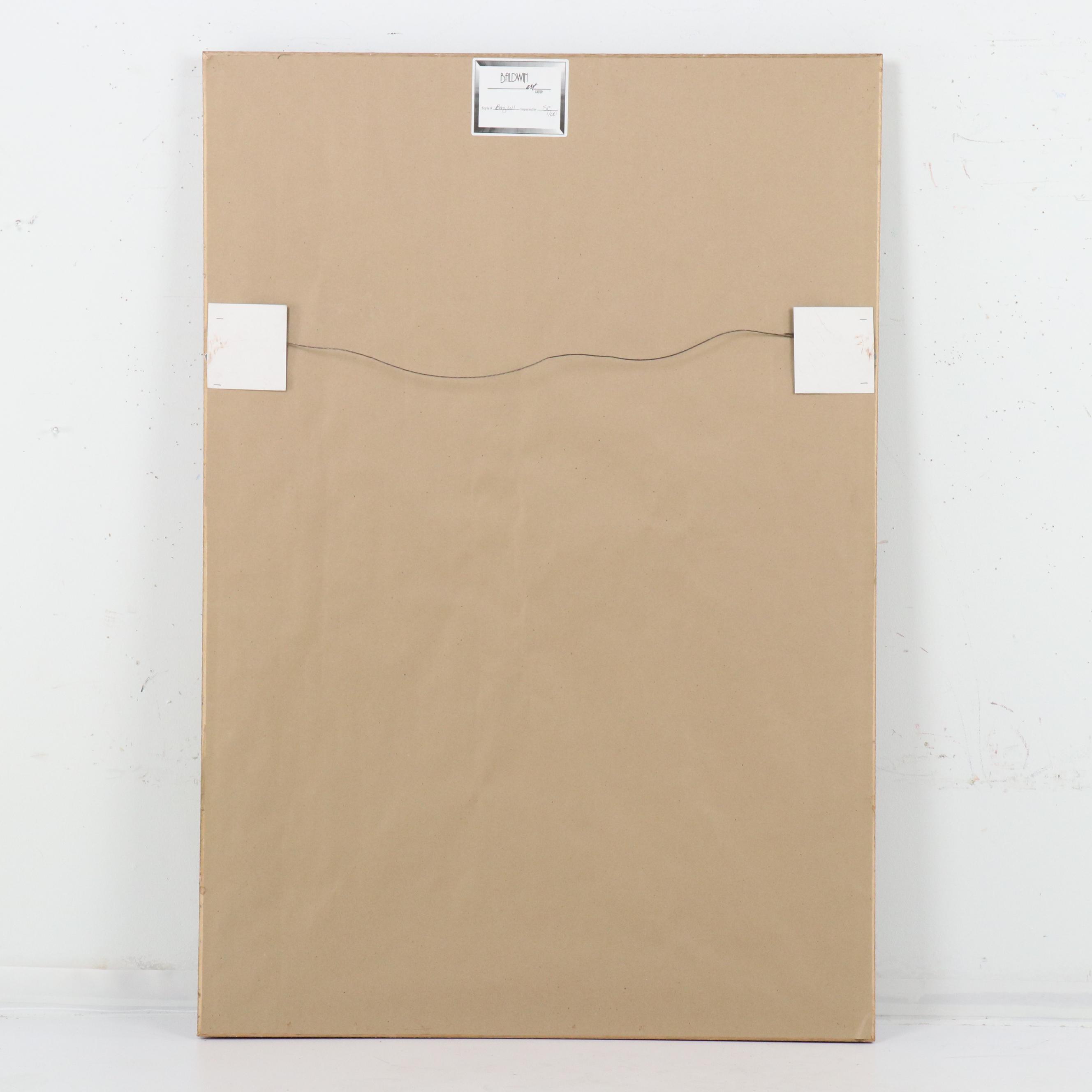 Offset Lithograph Diptych of Palm Trees in Ornate Pots, 21st Century